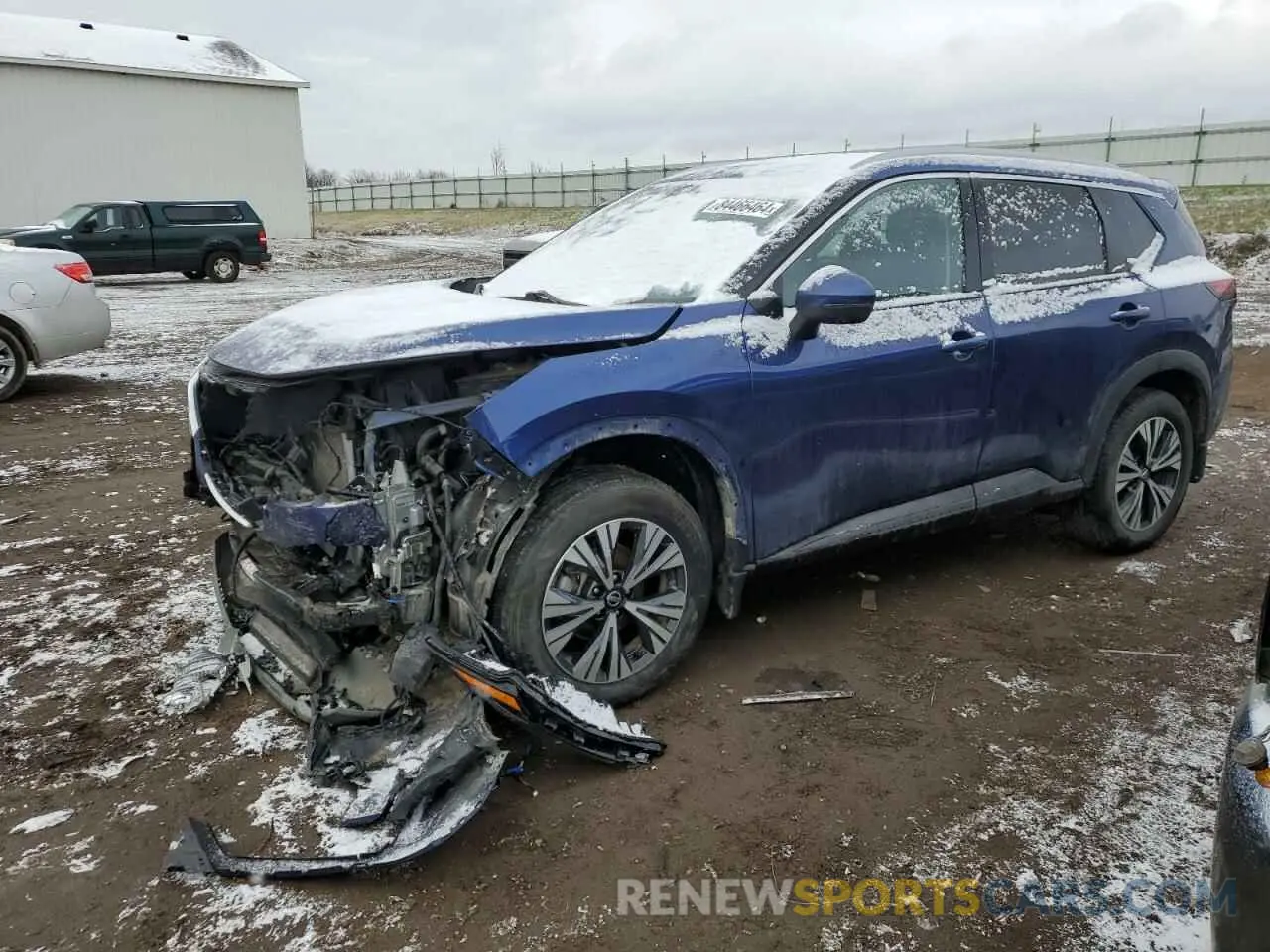 1 fotografías del automóvil dañado 5N1AT3BB1MC712299 NISSAN ROGUE 2021