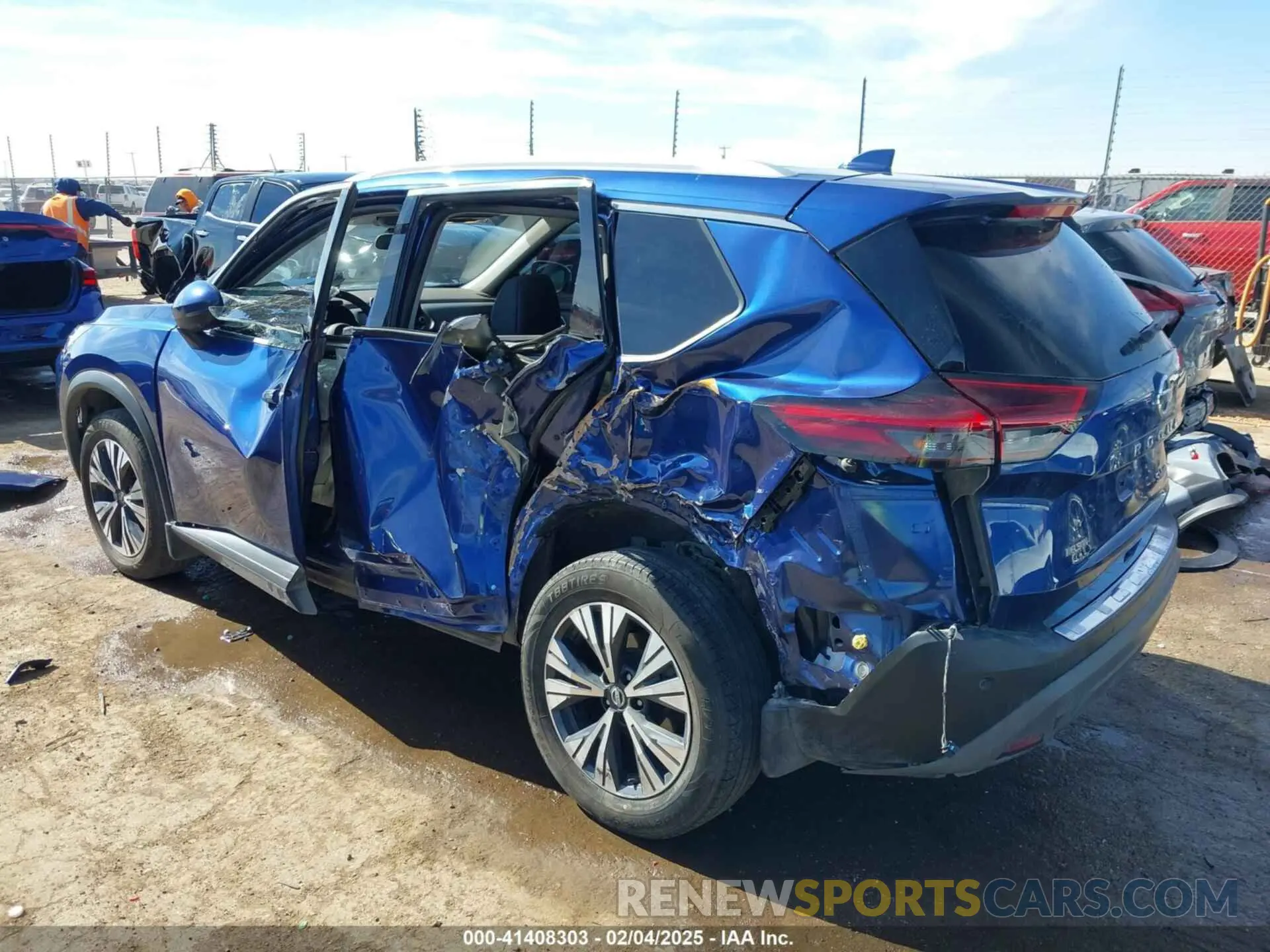 3 fotografías del automóvil dañado 5N1AT3BB1MC712674 NISSAN ROGUE 2021