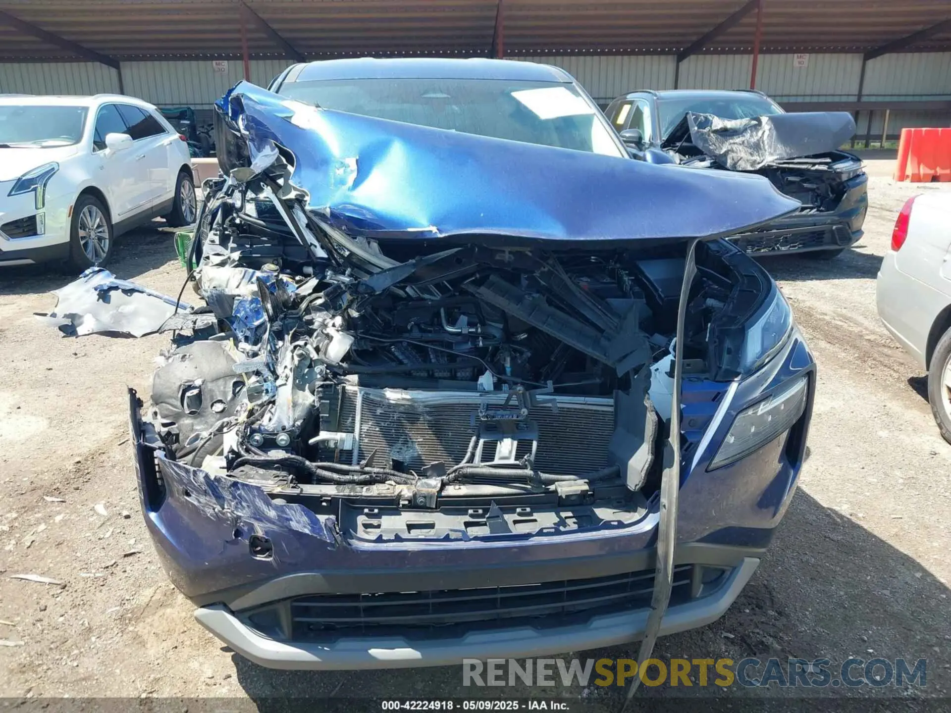 12 fotografías del automóvil dañado 5N1AT3BB1MC770638 NISSAN ROGUE 2021