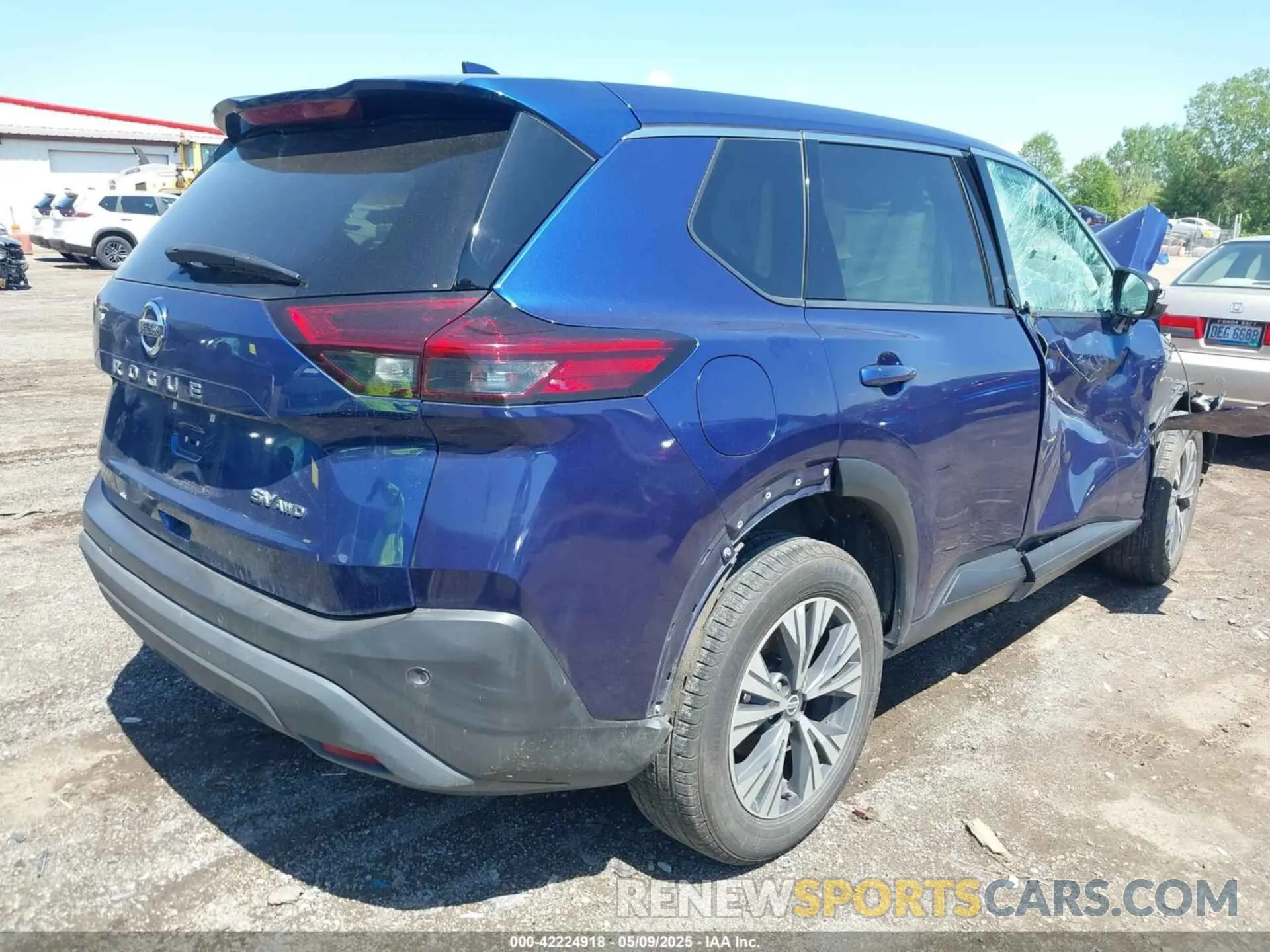 4 fotografías del automóvil dañado 5N1AT3BB1MC770638 NISSAN ROGUE 2021