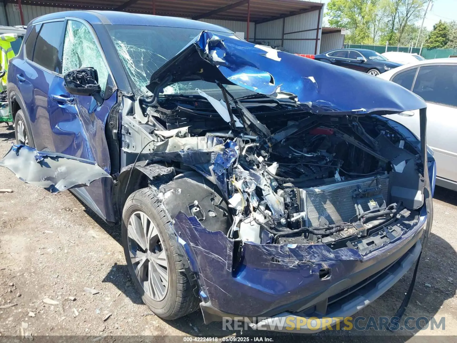 6 fotografías del automóvil dañado 5N1AT3BB1MC770638 NISSAN ROGUE 2021