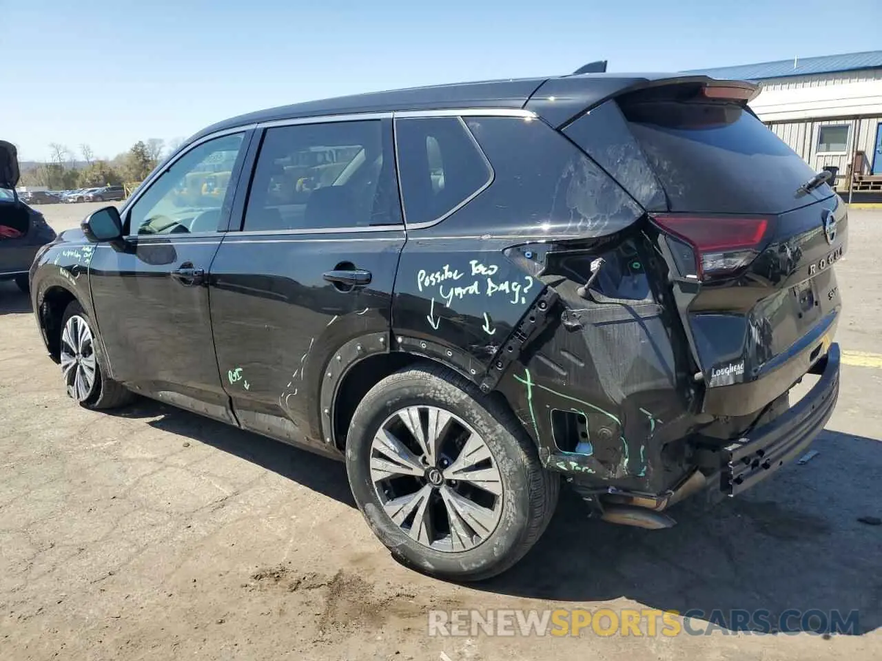 2 fotografías del automóvil dañado 5N1AT3BB2MC681161 NISSAN ROGUE 2021