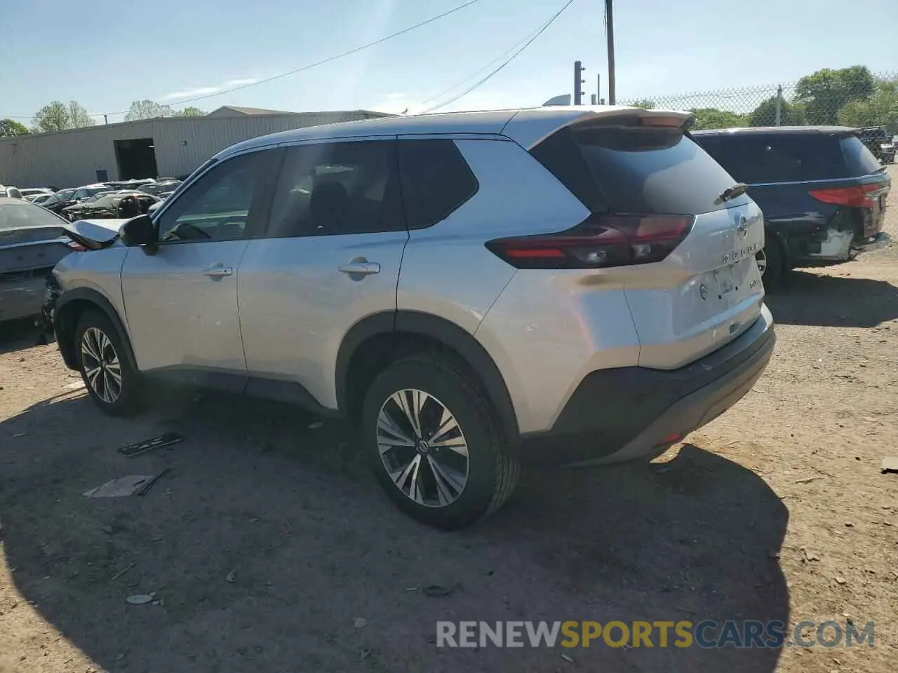 2 fotografías del automóvil dañado 5N1AT3BB2MC725305 NISSAN ROGUE 2021
