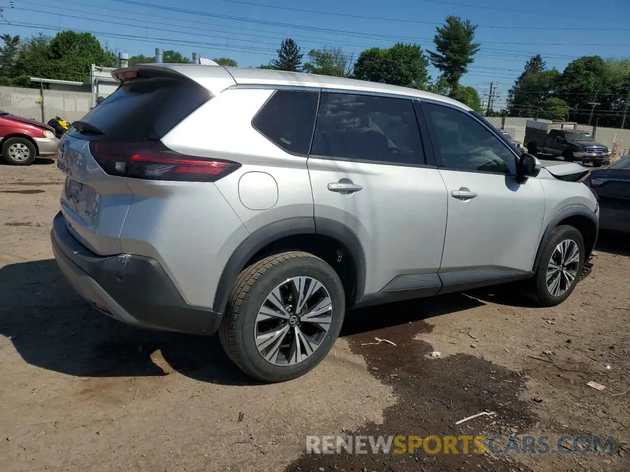 3 fotografías del automóvil dañado 5N1AT3BB2MC725305 NISSAN ROGUE 2021
