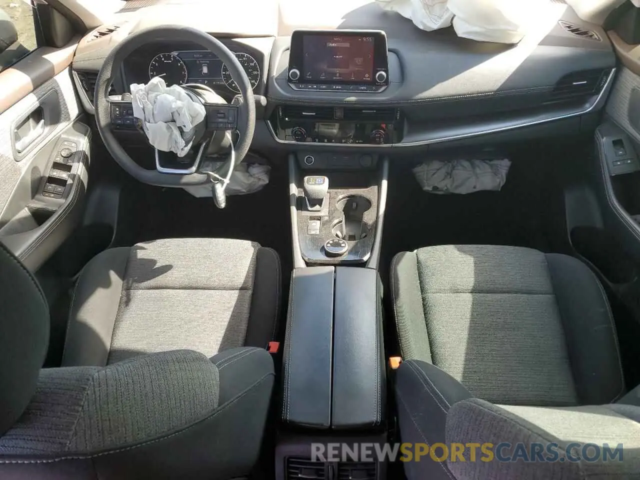 8 fotografías del automóvil dañado 5N1AT3BB2MC725305 NISSAN ROGUE 2021