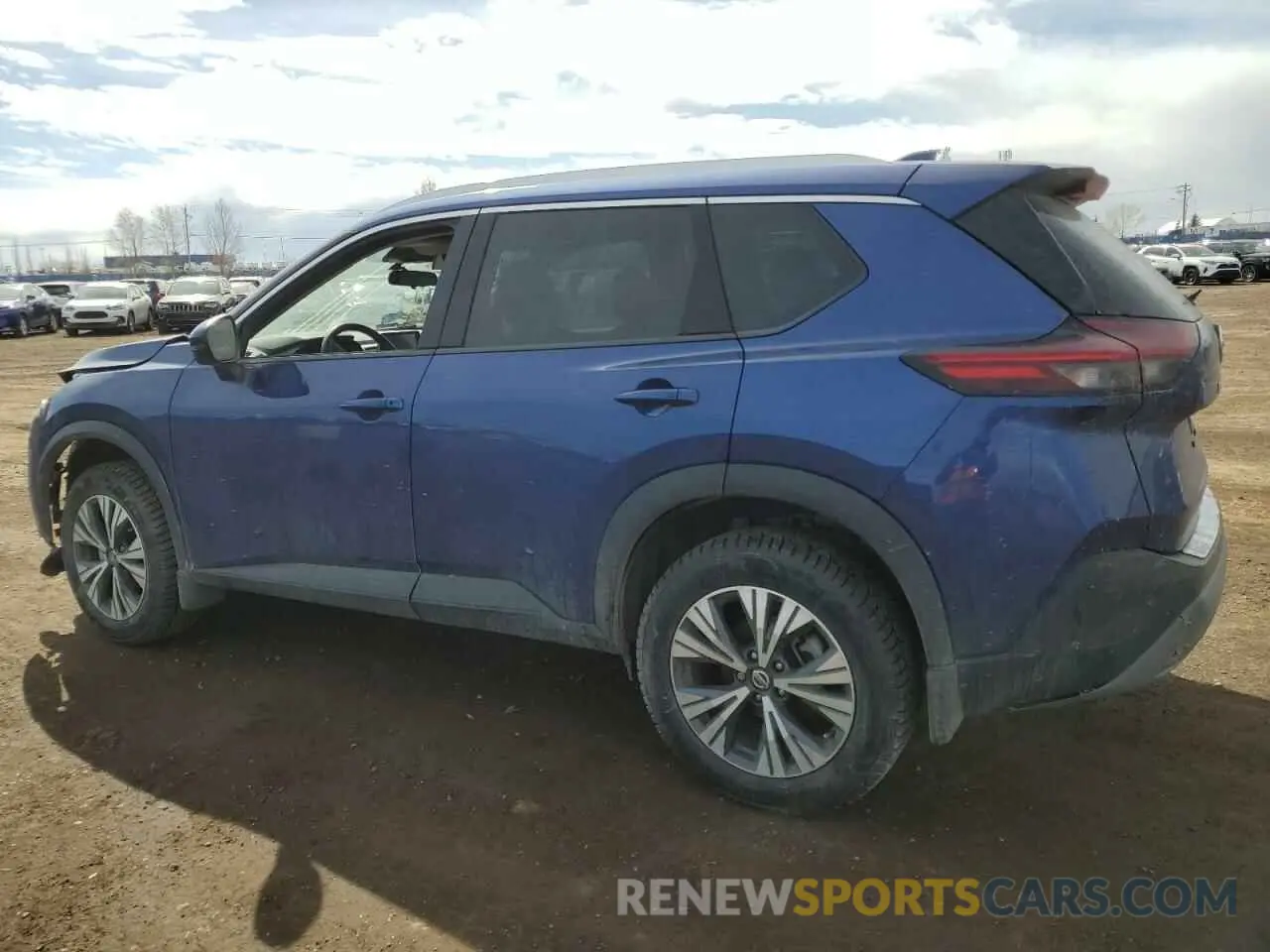 2 fotografías del automóvil dañado 5N1AT3BB2MC731864 NISSAN ROGUE 2021
