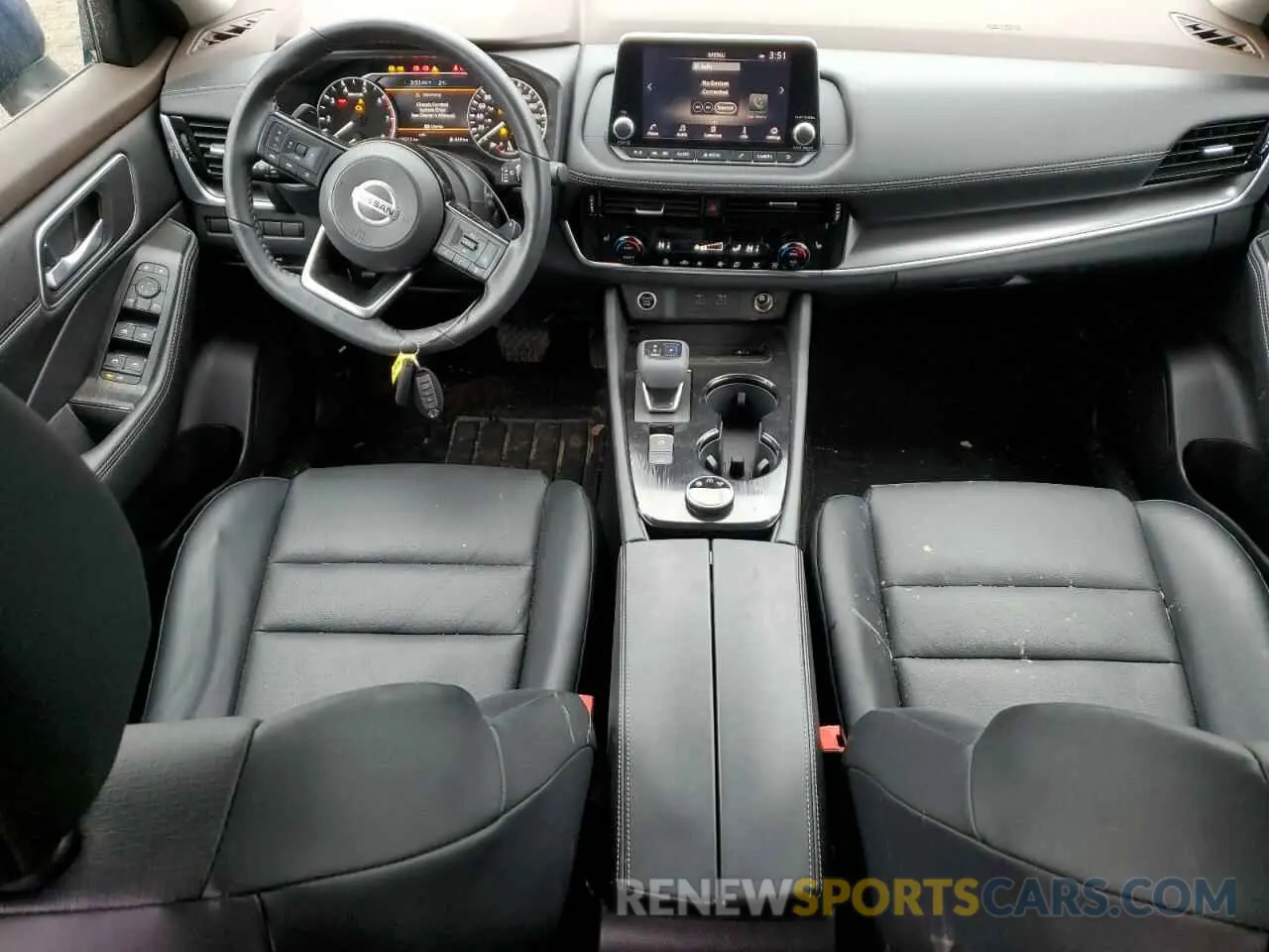 8 fotografías del automóvil dañado 5N1AT3BB2MC731864 NISSAN ROGUE 2021