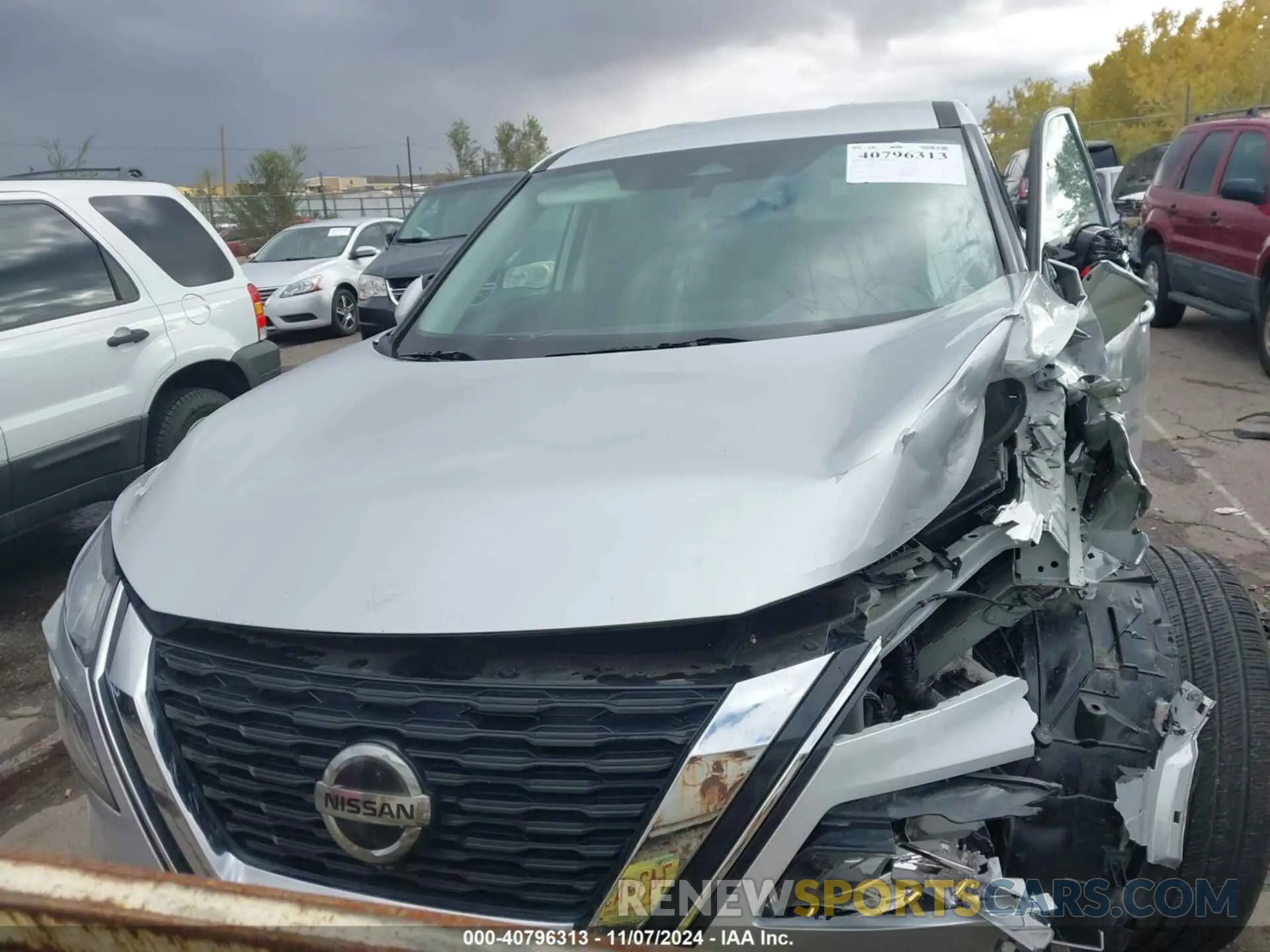 12 fotografías del automóvil dañado 5N1AT3BB2MC792051 NISSAN ROGUE 2021