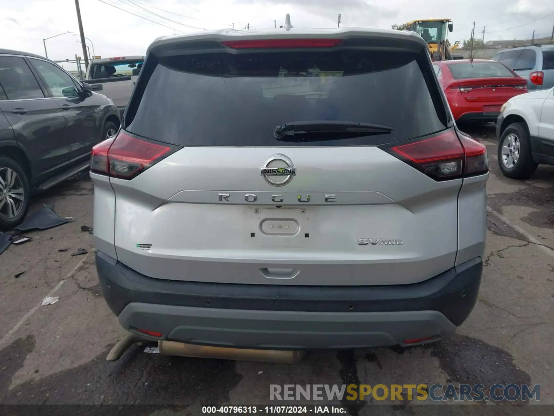 16 fotografías del automóvil dañado 5N1AT3BB2MC792051 NISSAN ROGUE 2021