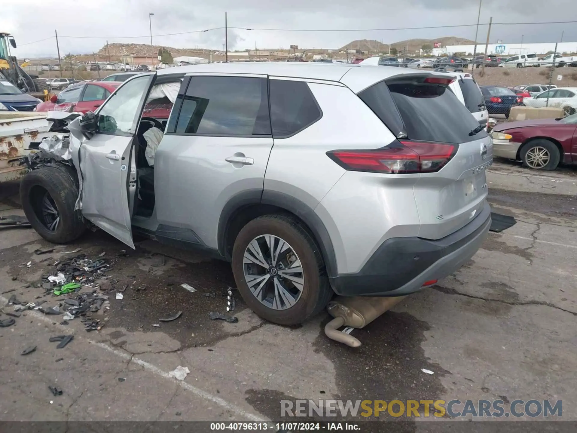 3 fotografías del automóvil dañado 5N1AT3BB2MC792051 NISSAN ROGUE 2021