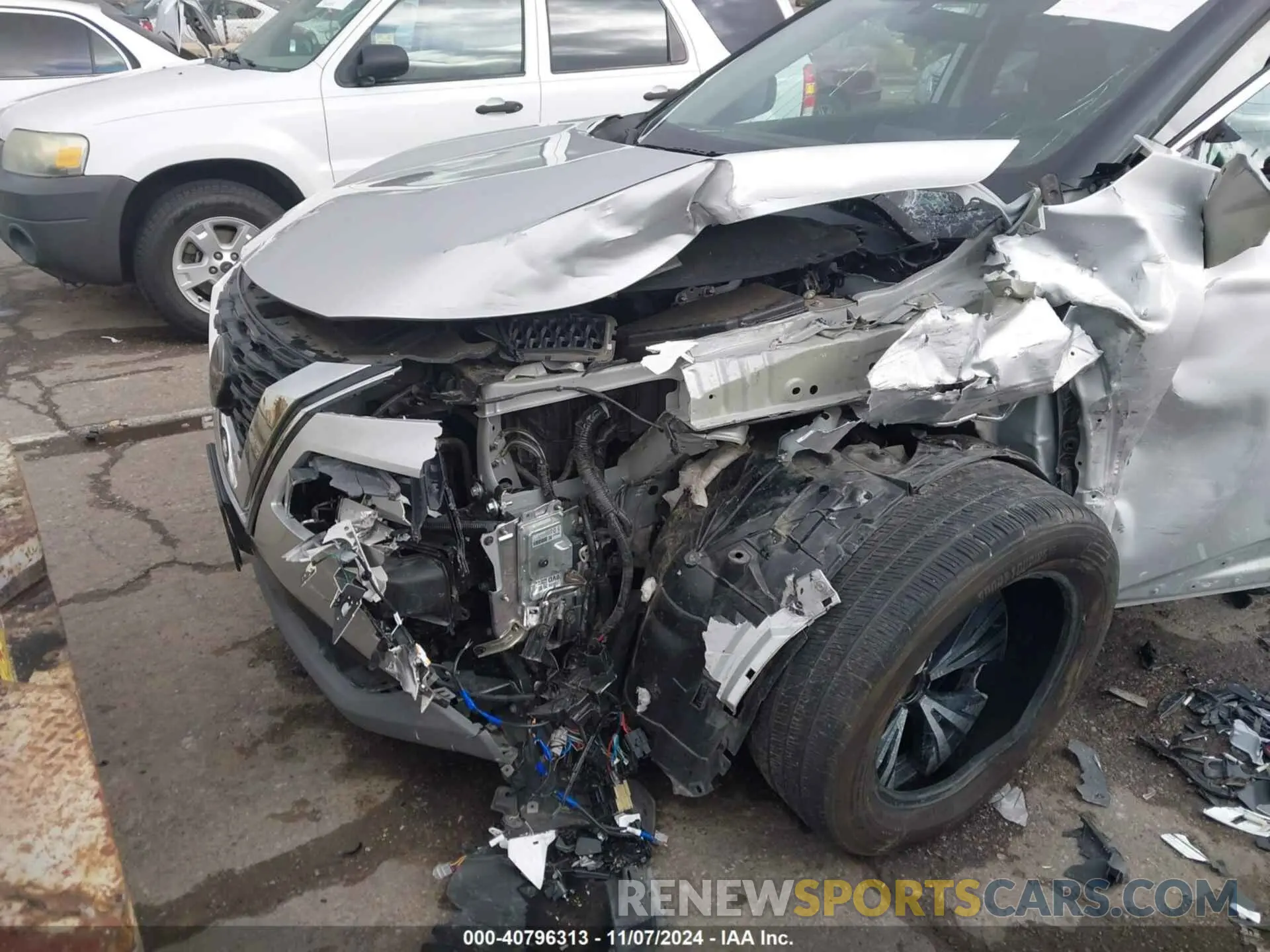 6 fotografías del automóvil dañado 5N1AT3BB2MC792051 NISSAN ROGUE 2021