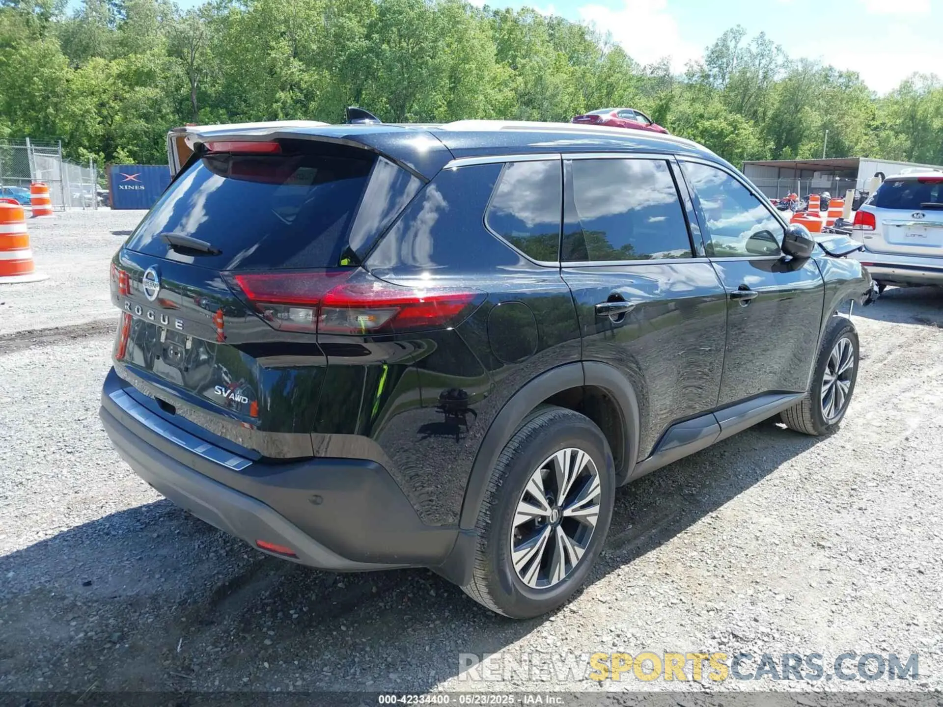 4 fotografías del automóvil dañado 5N1AT3BB3MC696719 NISSAN ROGUE 2021