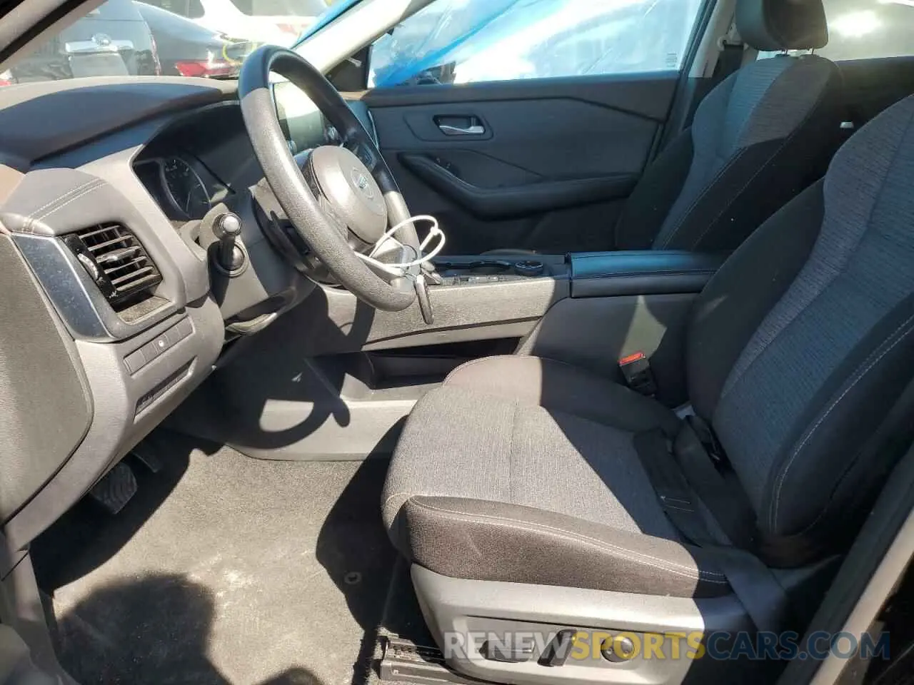 7 fotografías del automóvil dañado 5N1AT3BB3MC765957 NISSAN ROGUE 2021