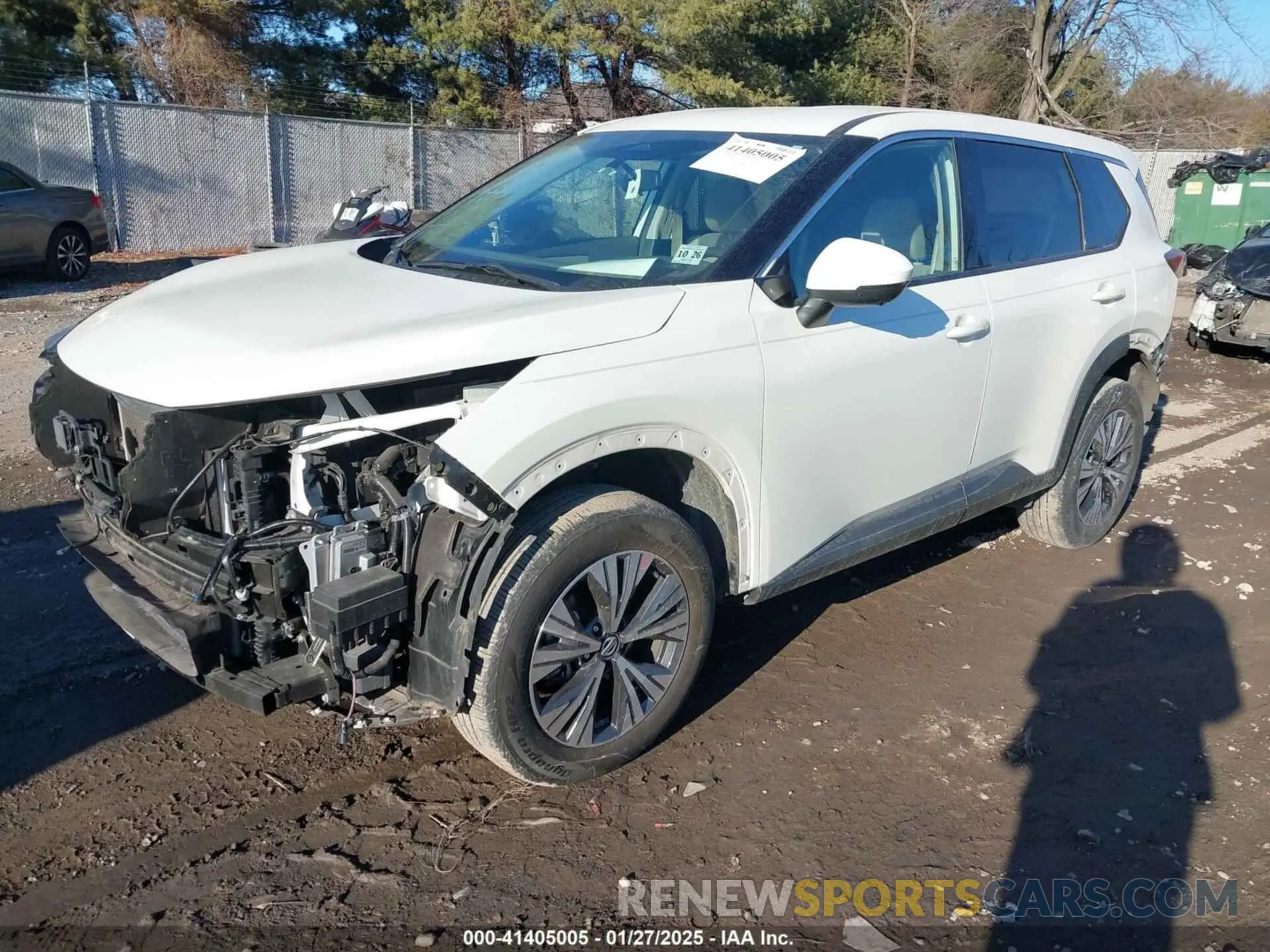 2 fotografías del automóvil dañado 5N1AT3BB3MC821105 NISSAN ROGUE 2021