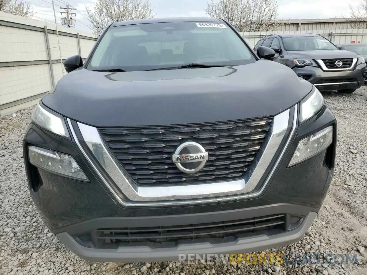 5 fotografías del automóvil dañado 5N1AT3BB4MC678200 NISSAN ROGUE 2021