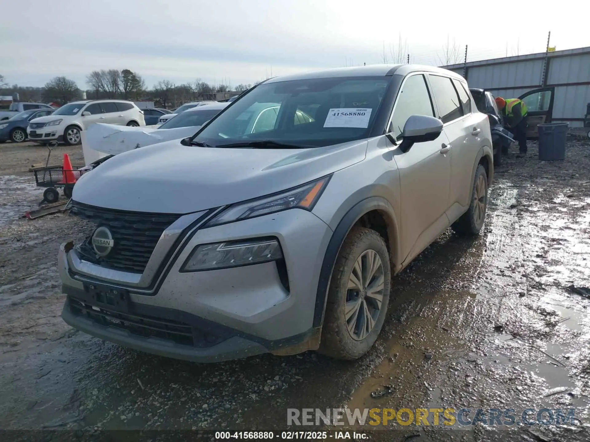 2 fotografías del automóvil dañado 5N1AT3BB4MC719845 NISSAN ROGUE 2021
