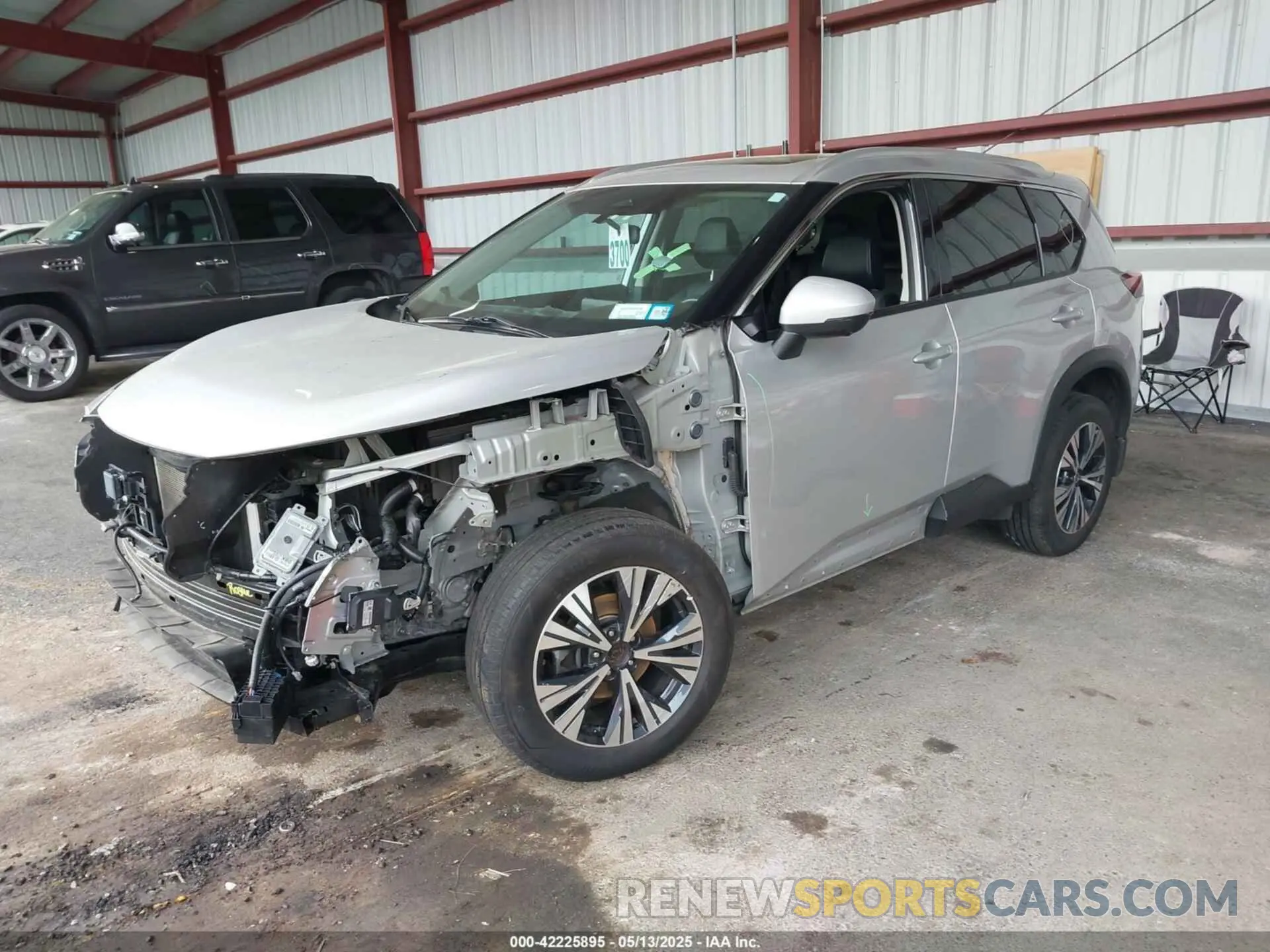 2 fotografías del automóvil dañado 5N1AT3BB4MC723006 NISSAN ROGUE 2021