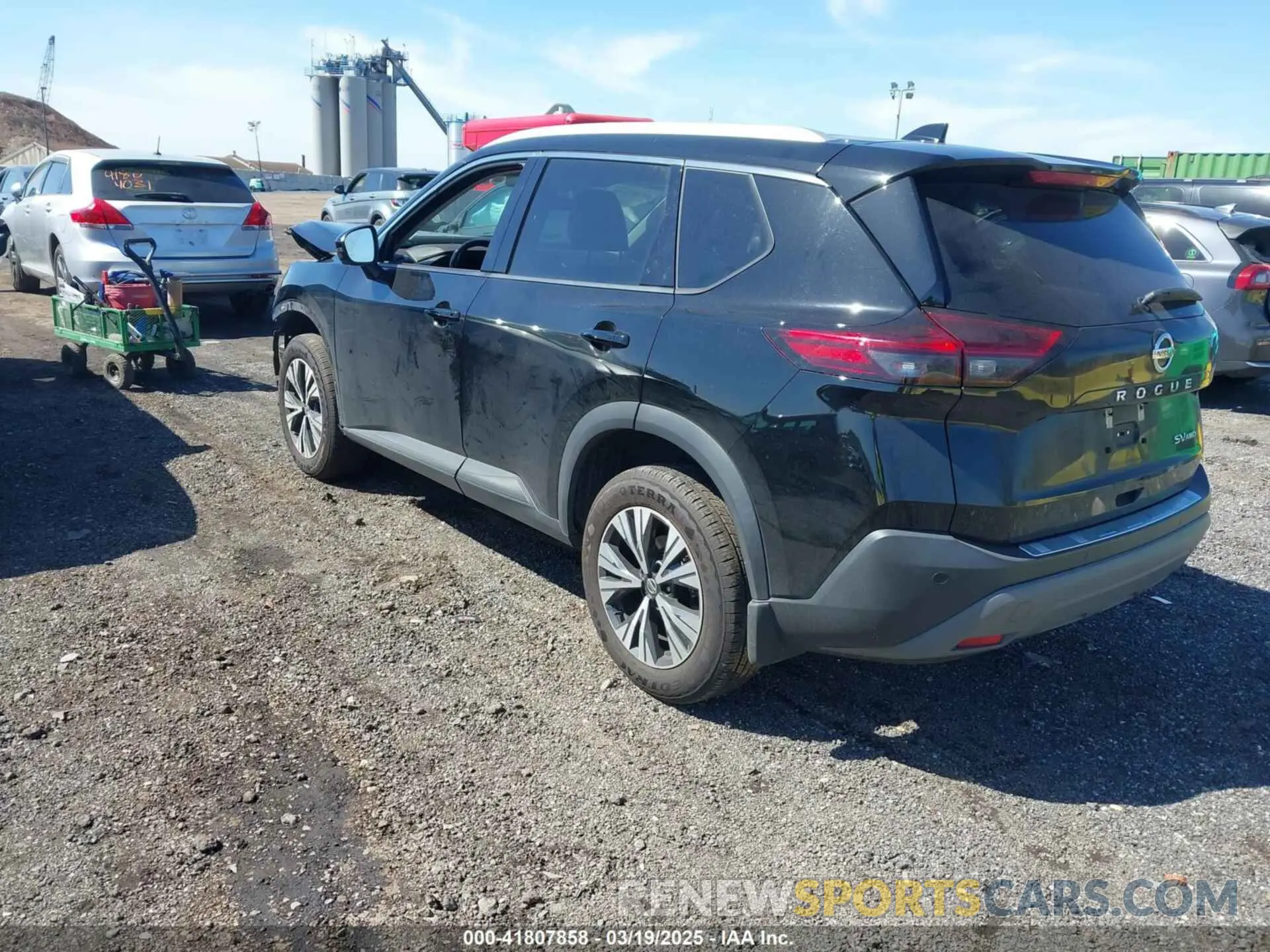 3 fotografías del automóvil dañado 5N1AT3BB4MC810775 NISSAN ROGUE 2021