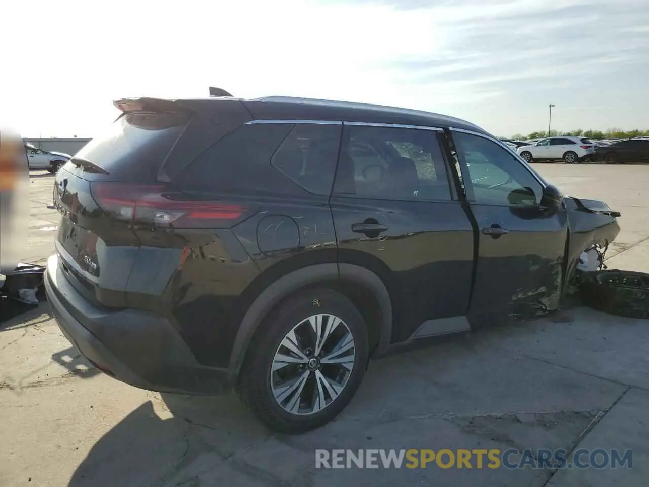 3 fotografías del automóvil dañado 5N1AT3BB5MC703895 NISSAN ROGUE 2021