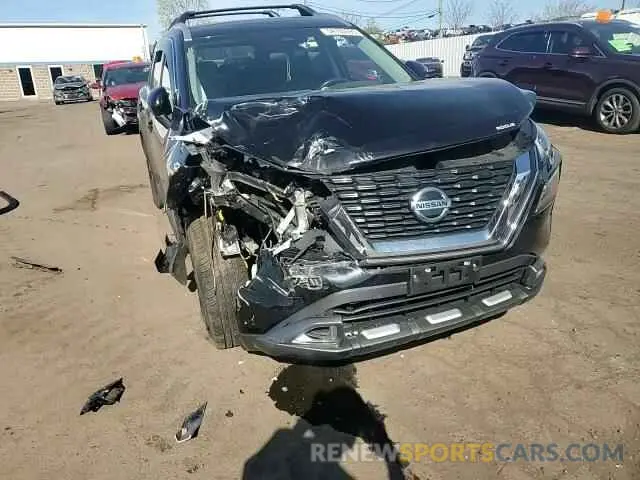 14 fotografías del automóvil dañado 5N1AT3BB5MC751185 NISSAN ROGUE 2021
