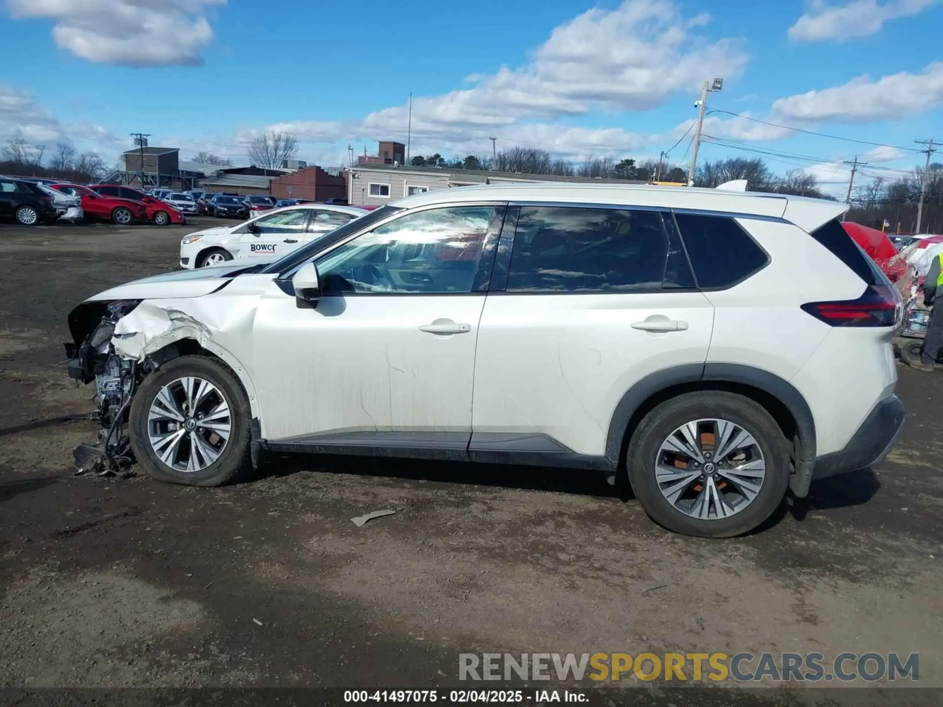 14 fotografías del automóvil dañado 5N1AT3BB5MC755527 NISSAN ROGUE 2021