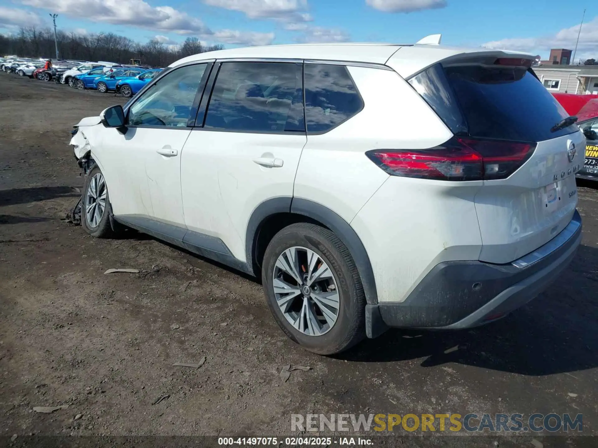 3 fotografías del automóvil dañado 5N1AT3BB5MC755527 NISSAN ROGUE 2021