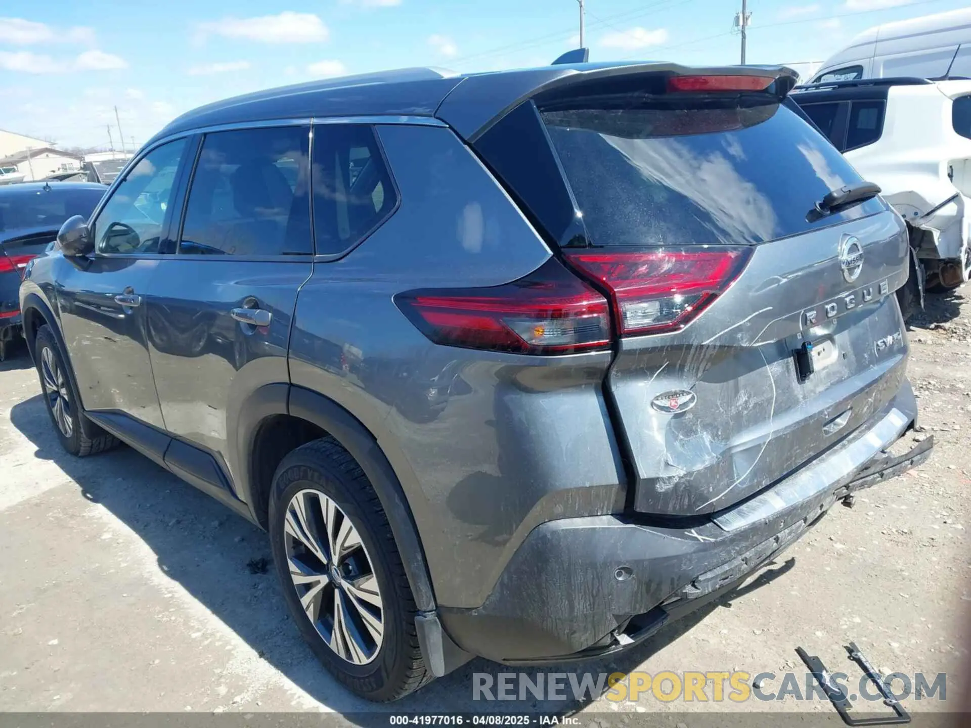3 fotografías del automóvil dañado 5N1AT3BB5MC759755 NISSAN ROGUE 2021