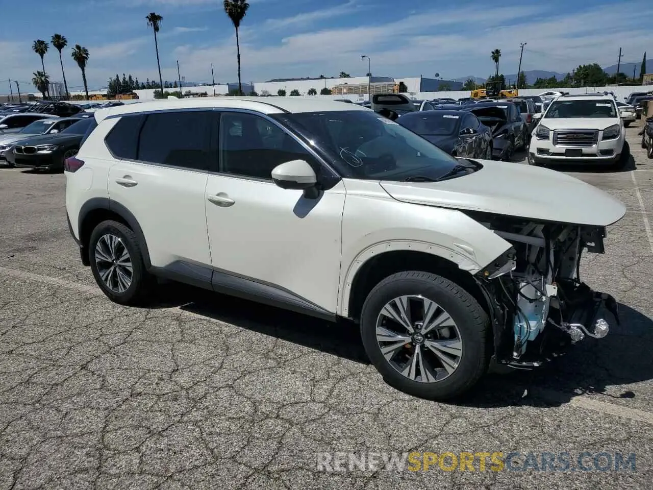4 fotografías del automóvil dañado 5N1AT3BB5MC771579 NISSAN ROGUE 2021
