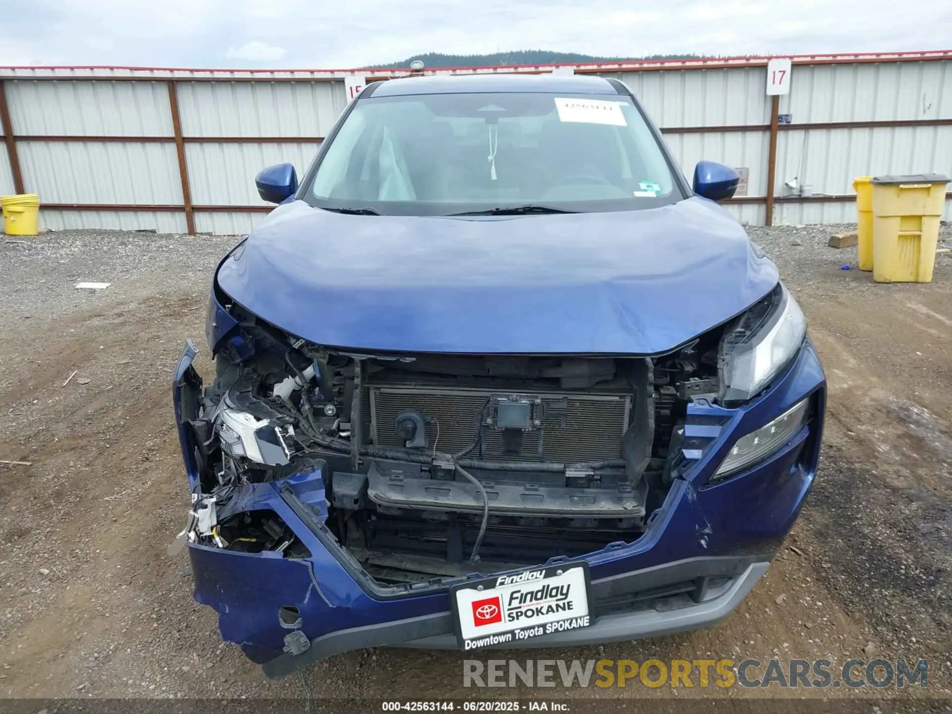 12 fotografías del automóvil dañado 5N1AT3BB5MC791363 NISSAN ROGUE 2021