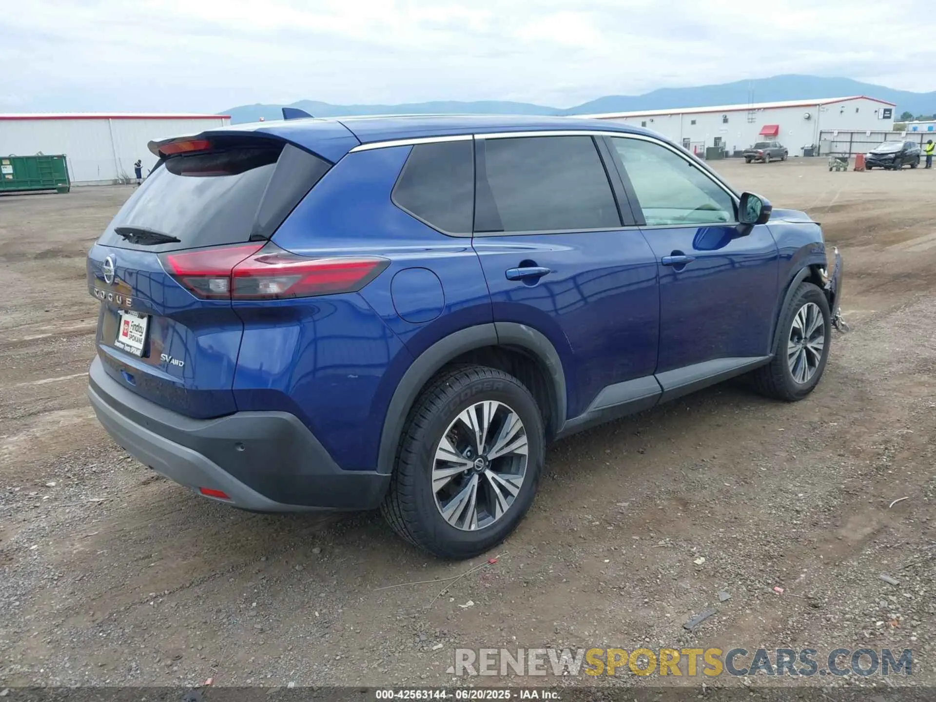 4 fotografías del automóvil dañado 5N1AT3BB5MC791363 NISSAN ROGUE 2021
