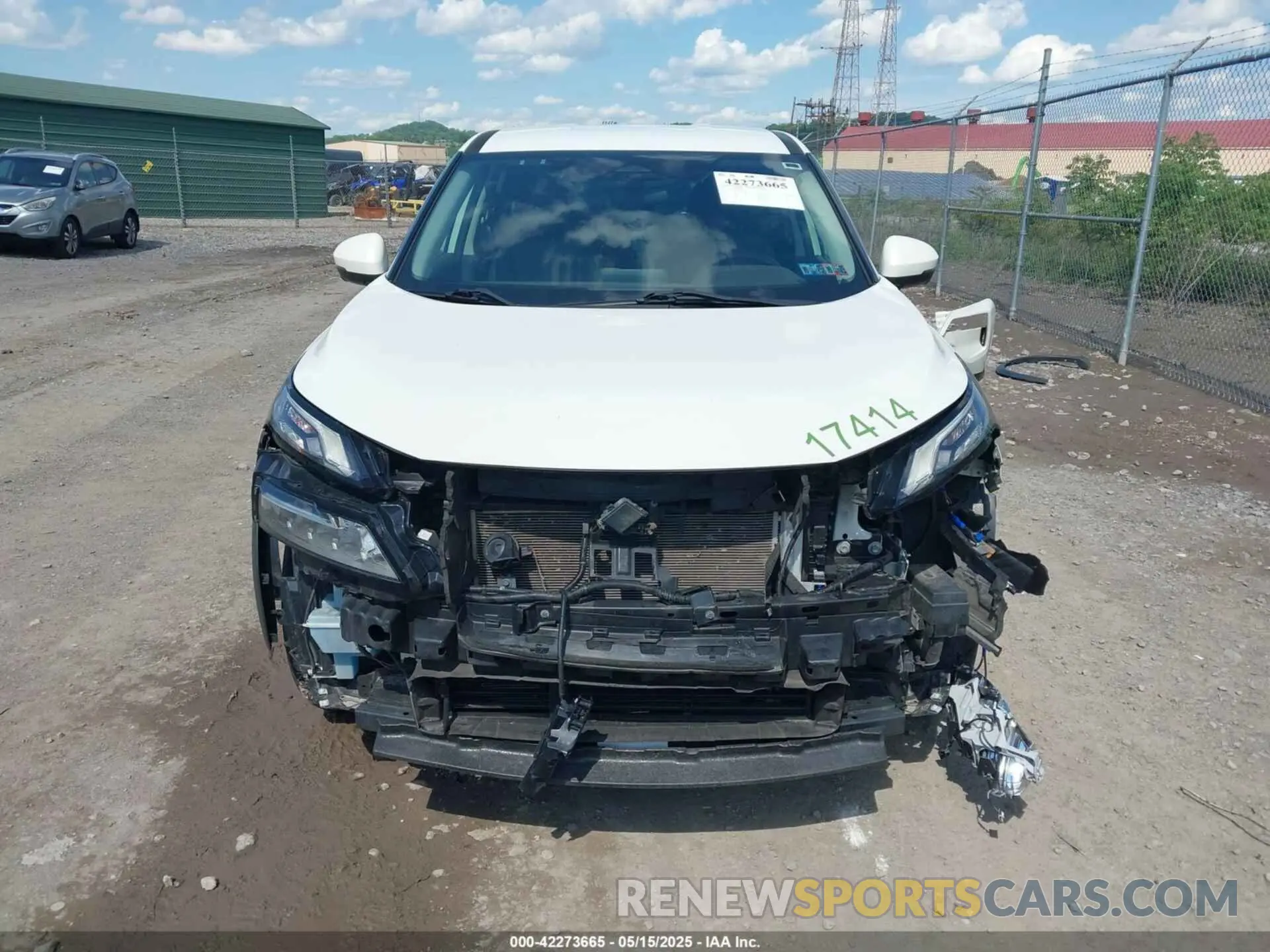 12 fotografías del automóvil dañado 5N1AT3BB5MC814656 NISSAN ROGUE 2021