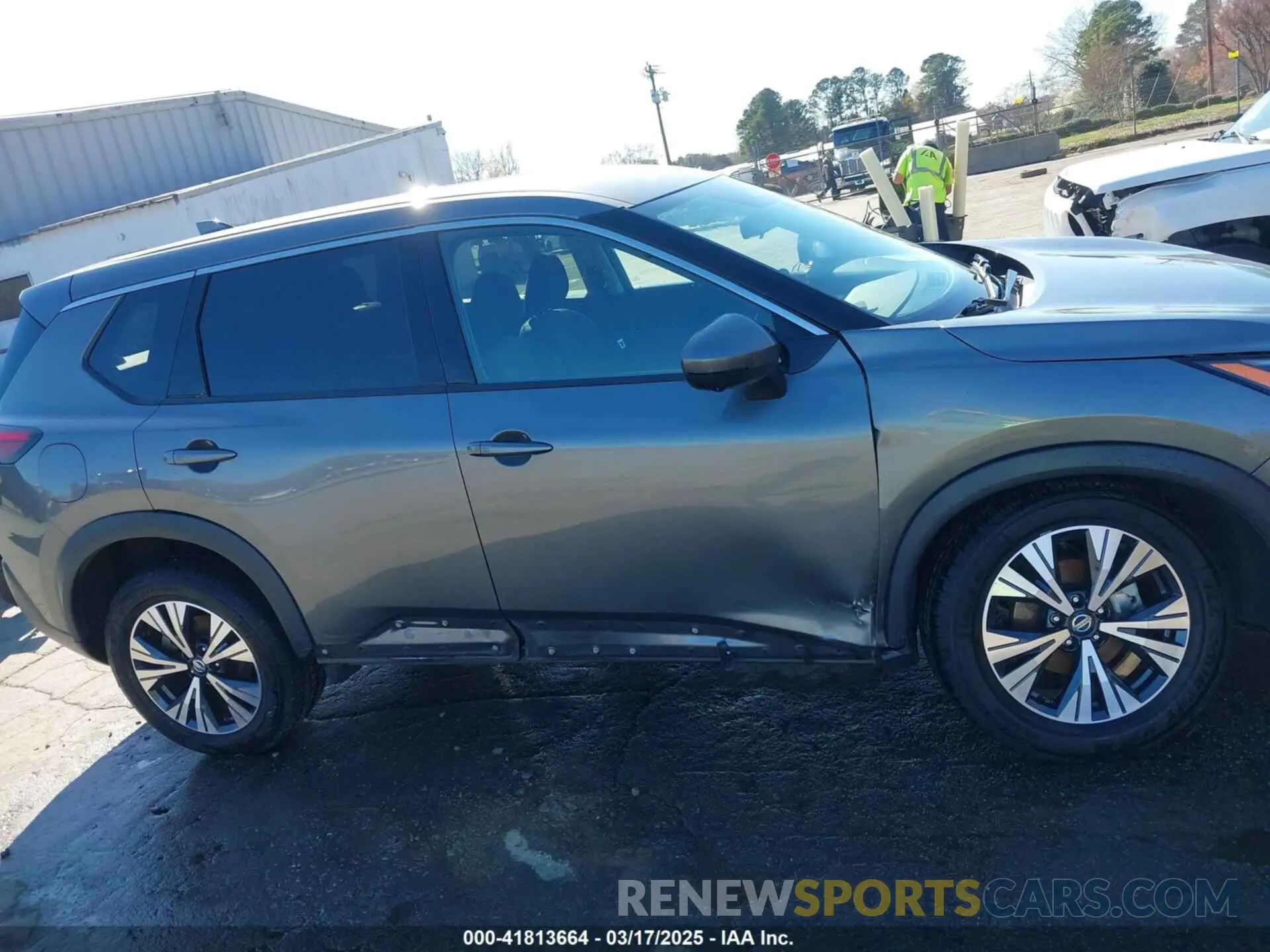 13 fotografías del automóvil dañado 5N1AT3BB6MC719376 NISSAN ROGUE 2021