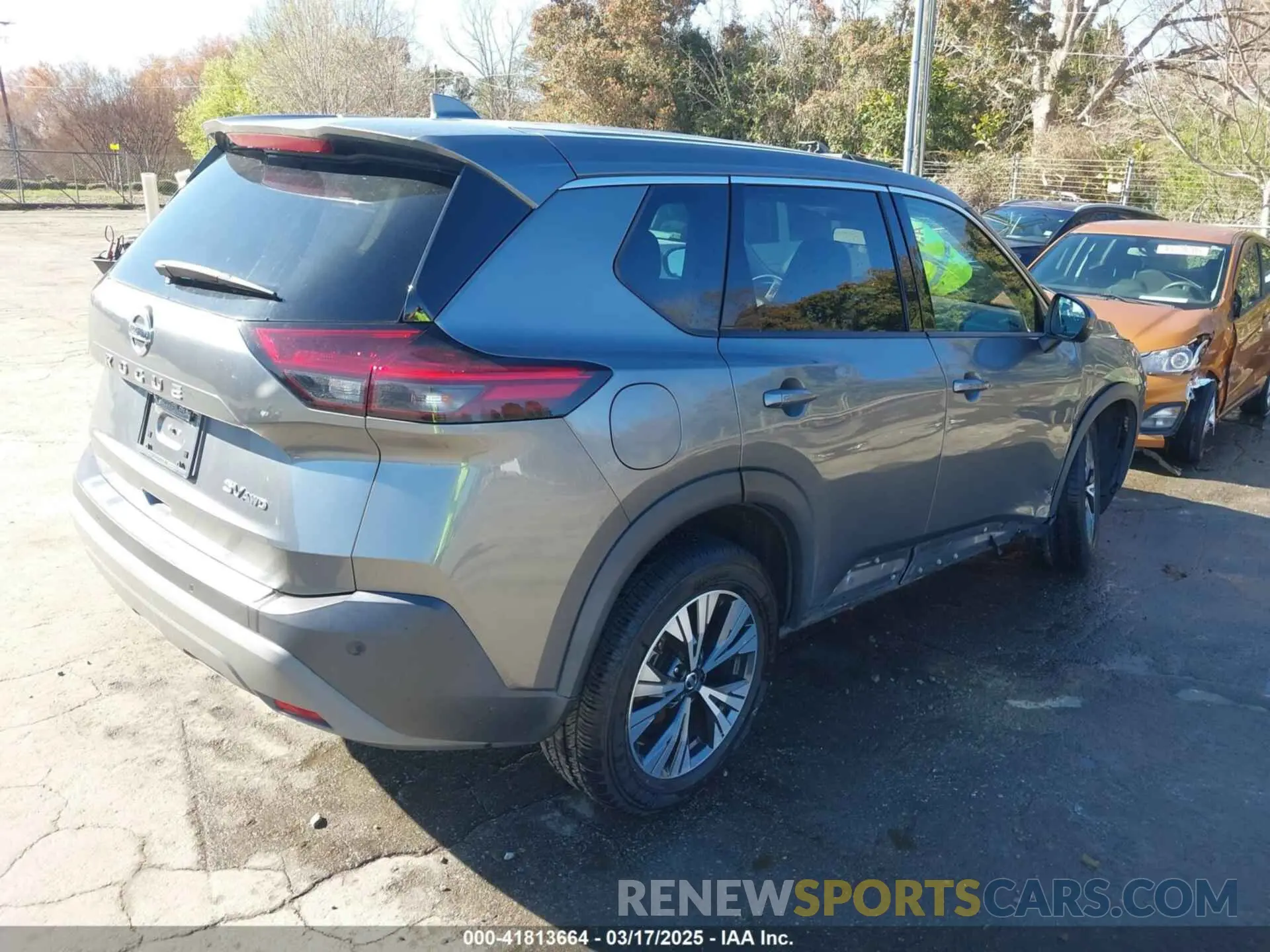 4 fotografías del automóvil dañado 5N1AT3BB6MC719376 NISSAN ROGUE 2021