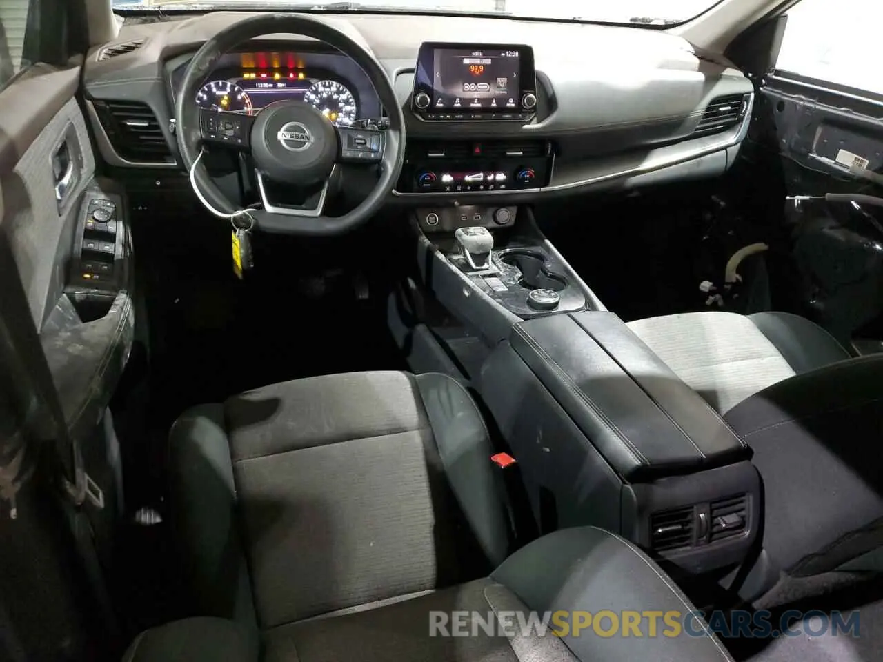 8 fotografías del automóvil dañado 5N1AT3BB6MC834320 NISSAN ROGUE 2021