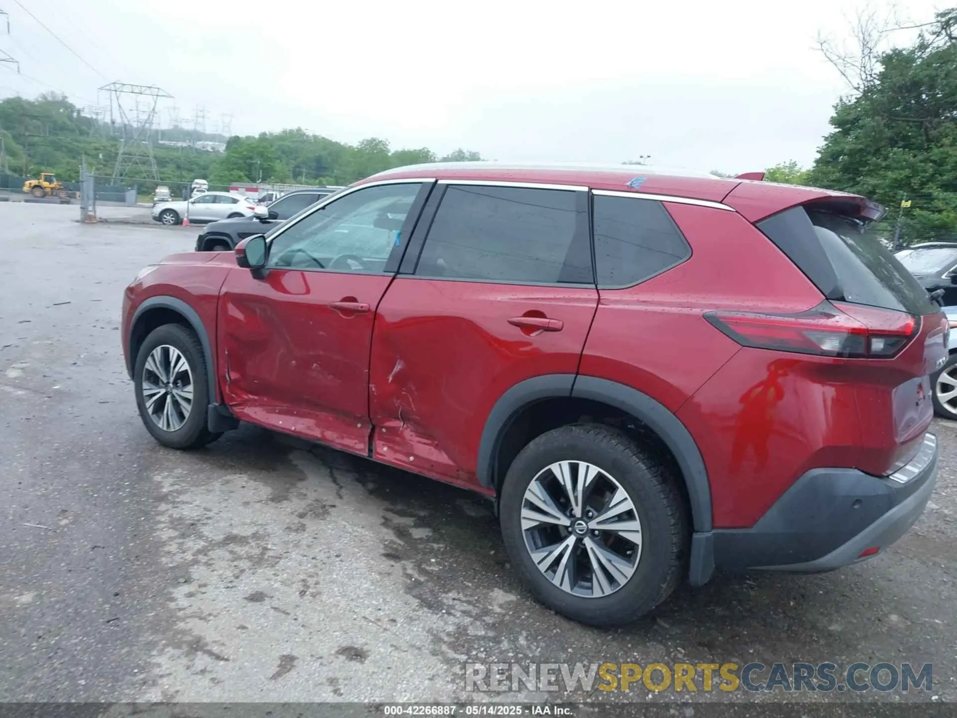 3 fotografías del automóvil dañado 5N1AT3BB7MC723243 NISSAN ROGUE 2021