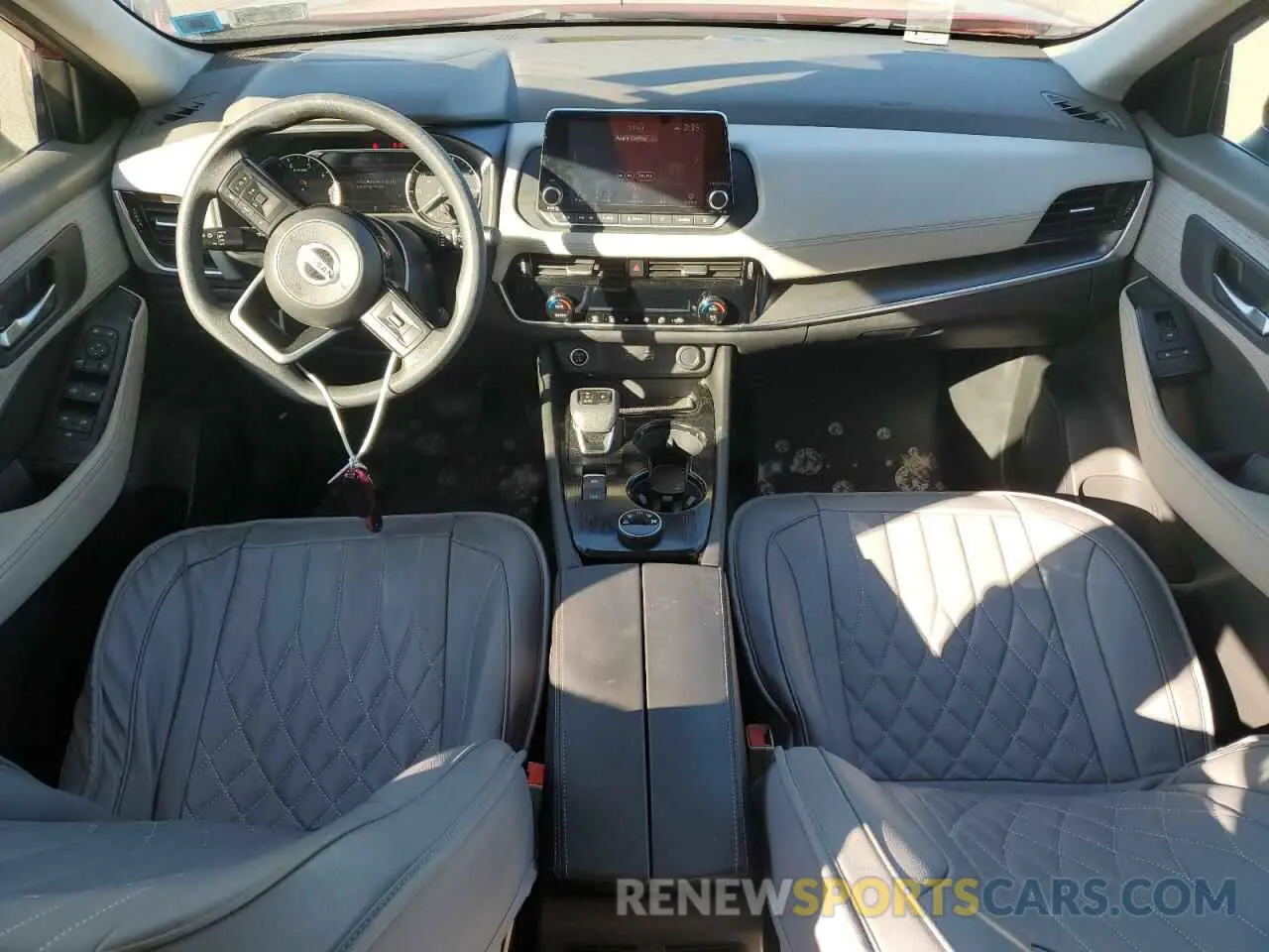 8 fotografías del automóvil dañado 5N1AT3BB7MC771258 NISSAN ROGUE 2021
