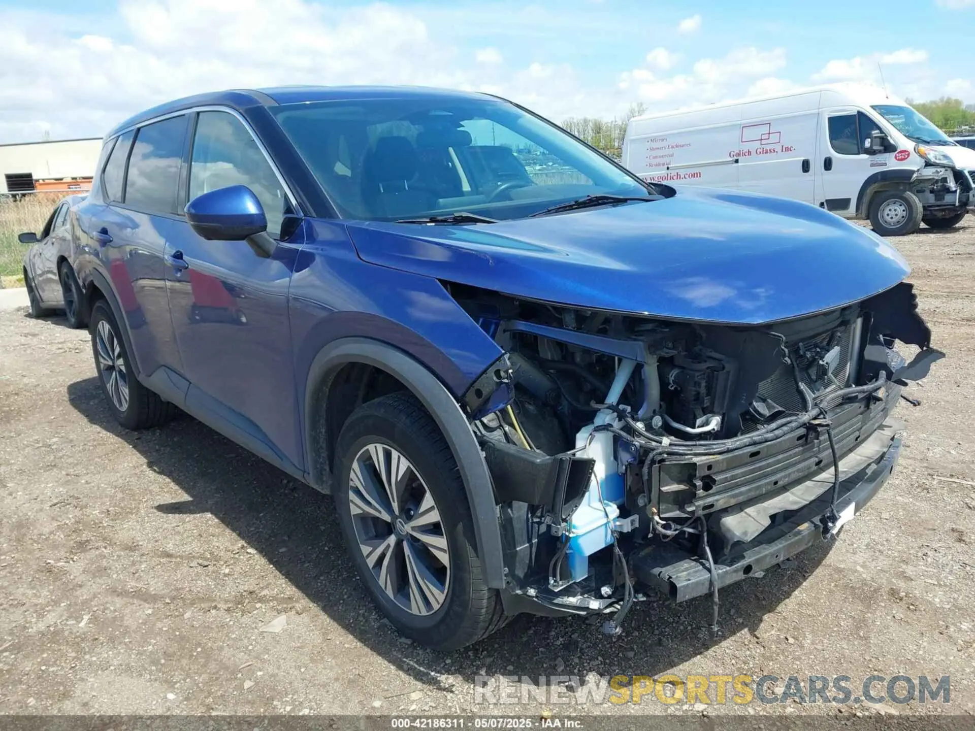 1 fotografías del automóvil dañado 5N1AT3BB7MC772359 NISSAN ROGUE 2021