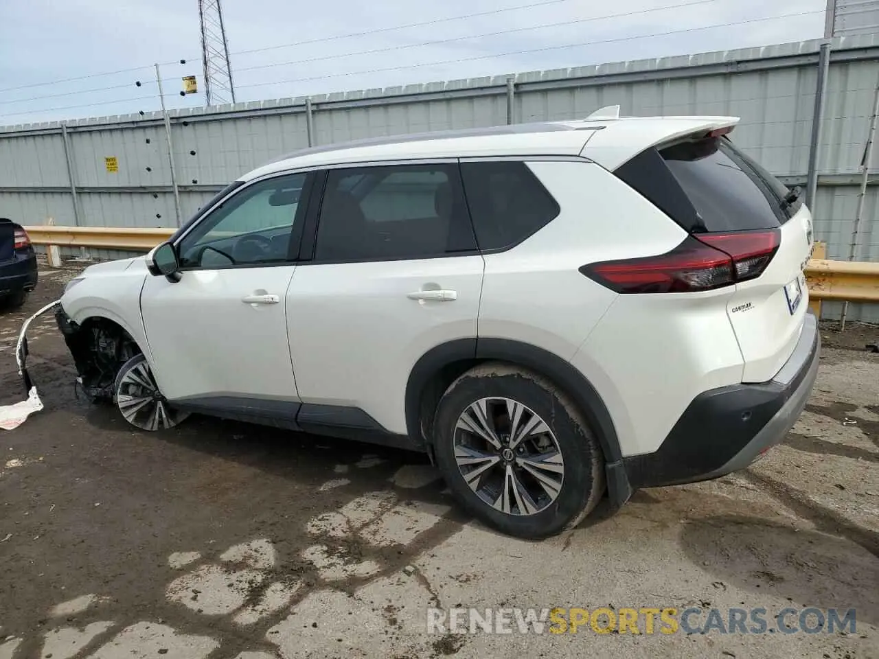 2 fotografías del automóvil dañado 5N1AT3BB8MC746997 NISSAN ROGUE 2021