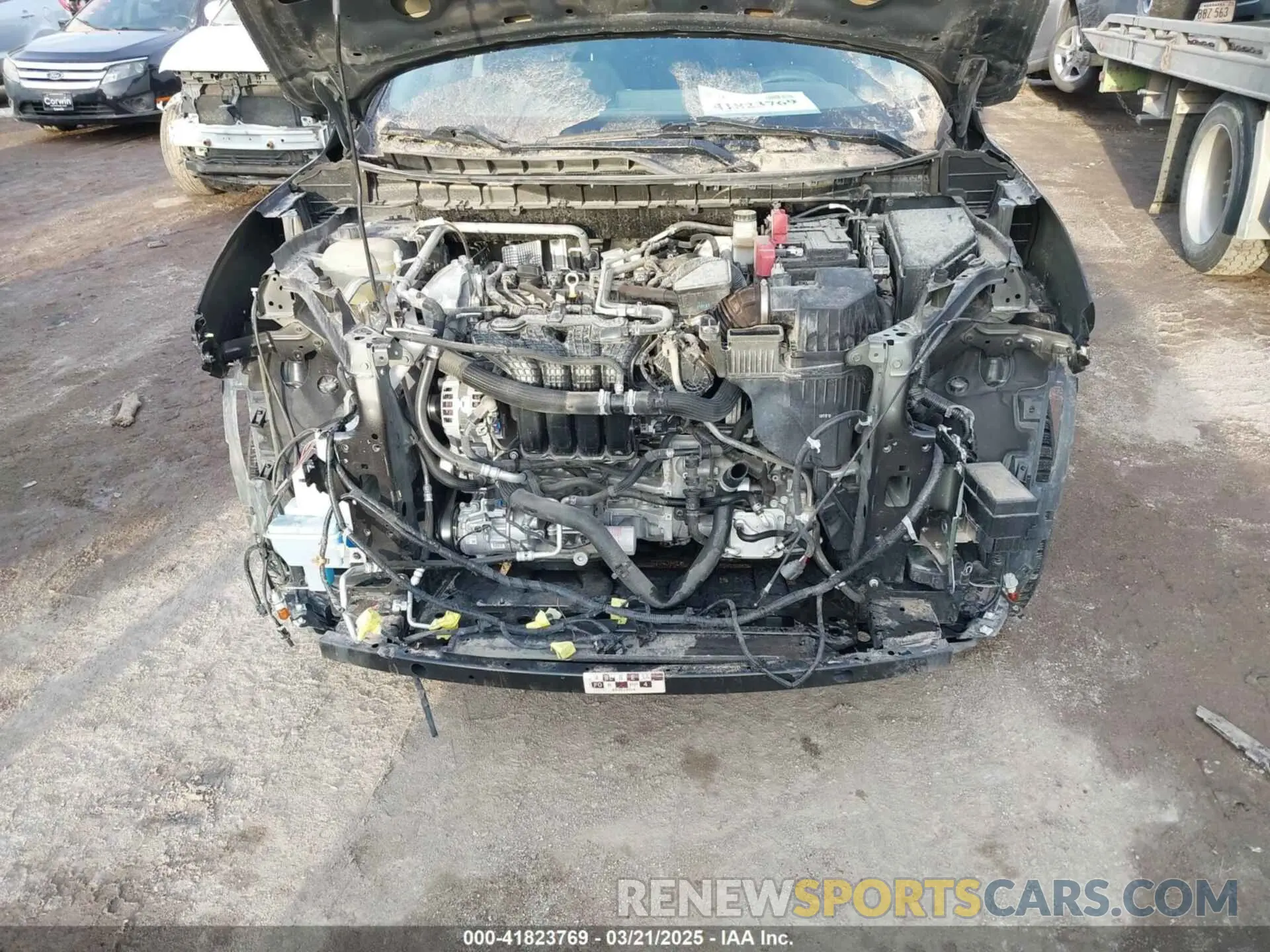 6 fotografías del automóvil dañado 5N1AT3BB8MC764304 NISSAN ROGUE 2021
