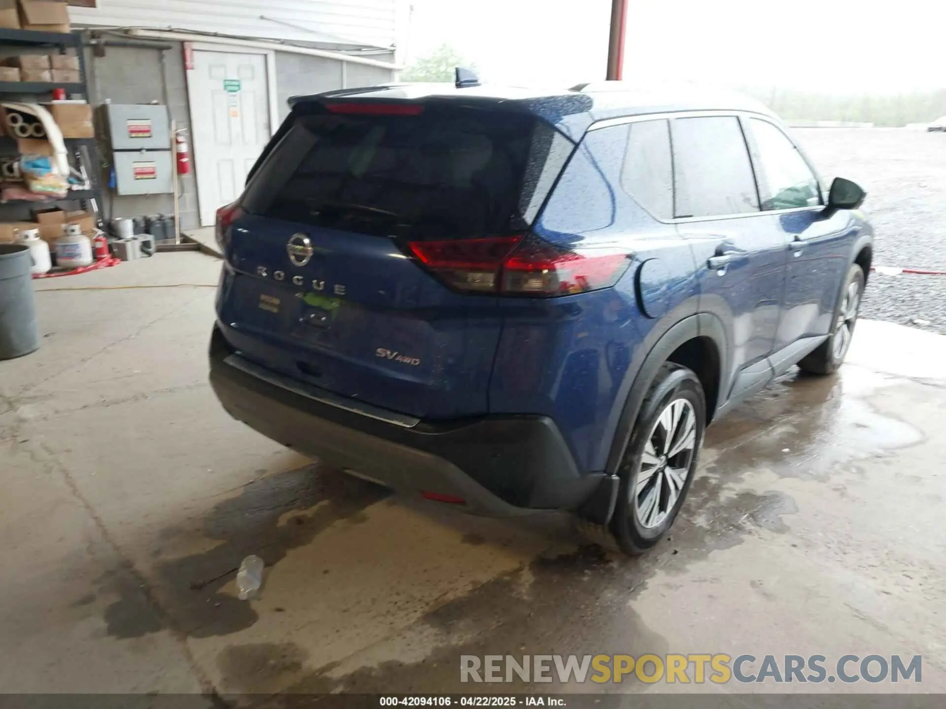 4 fotografías del automóvil dañado 5N1AT3BB9MC828916 NISSAN ROGUE 2021