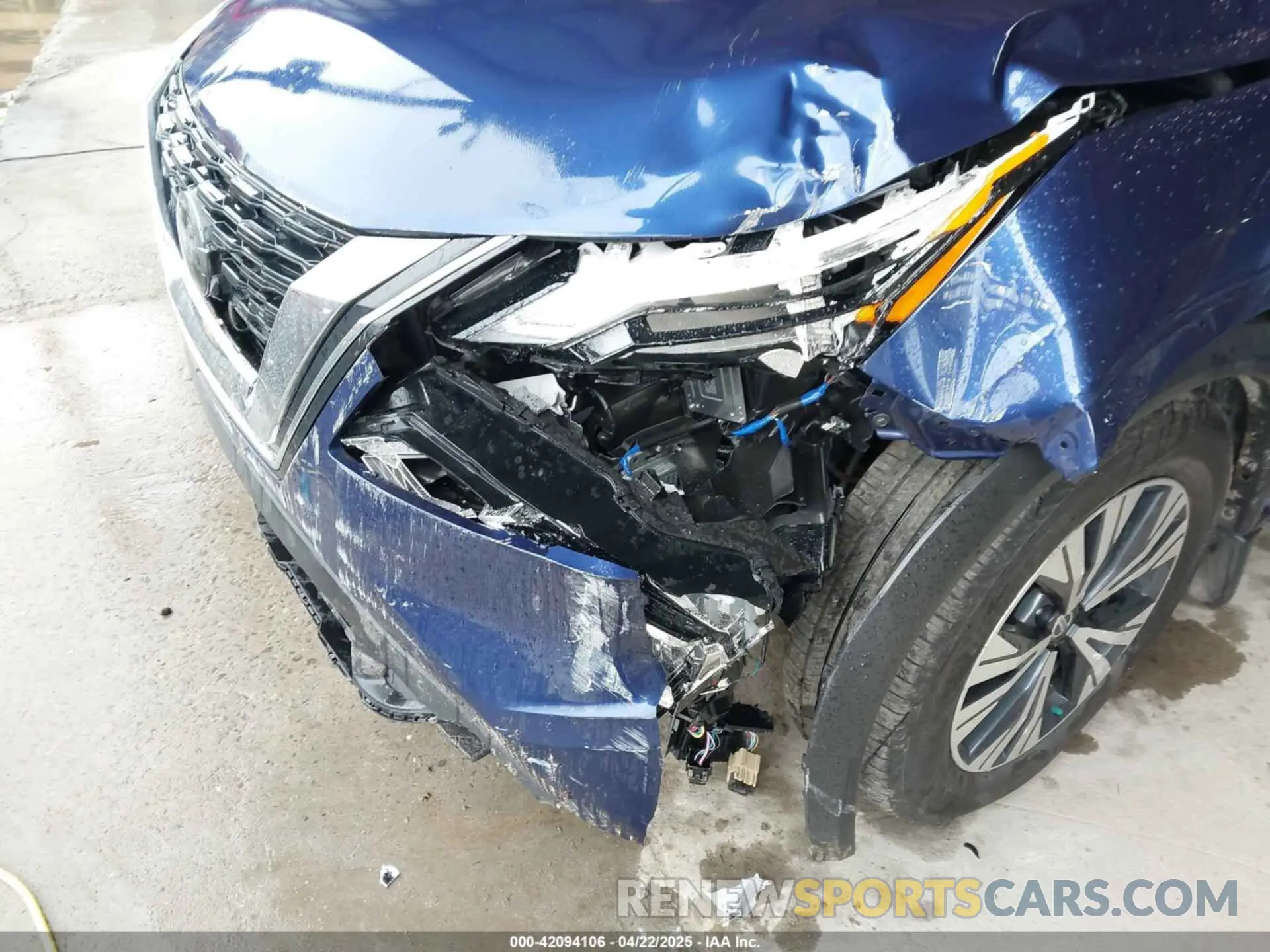 6 fotografías del automóvil dañado 5N1AT3BB9MC828916 NISSAN ROGUE 2021
