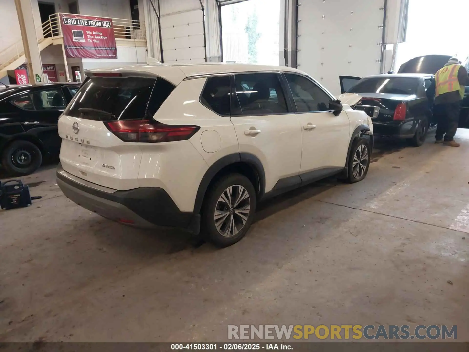 4 fotografías del automóvil dañado 5N1AT3BBXMC775532 NISSAN ROGUE 2021