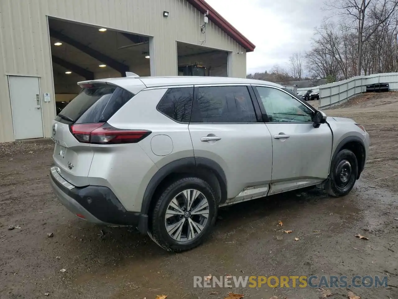 3 fotografías del automóvil dañado 5N1AT3BBXMC795408 NISSAN ROGUE 2021