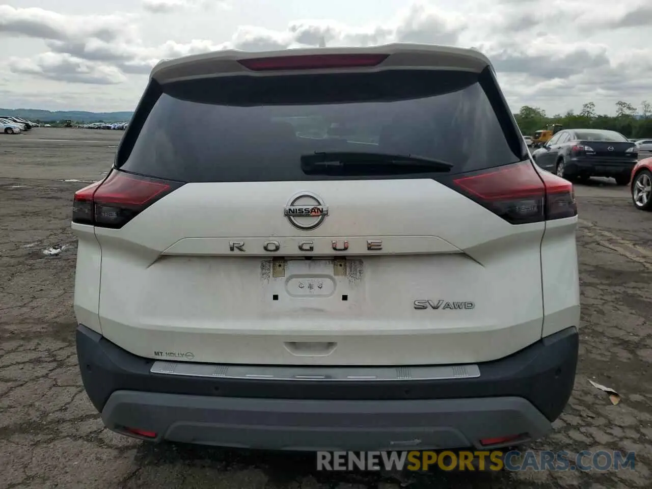 6 fotografías del automóvil dañado 5N1AT3BBXMC836653 NISSAN ROGUE 2021