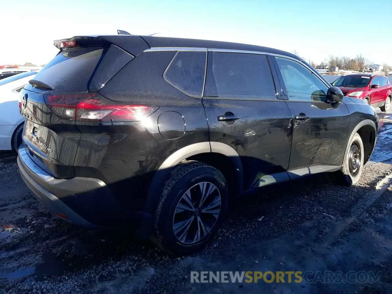 3 fotografías del automóvil dañado 5N1AT3BBXMC850567 NISSAN ROGUE 2021