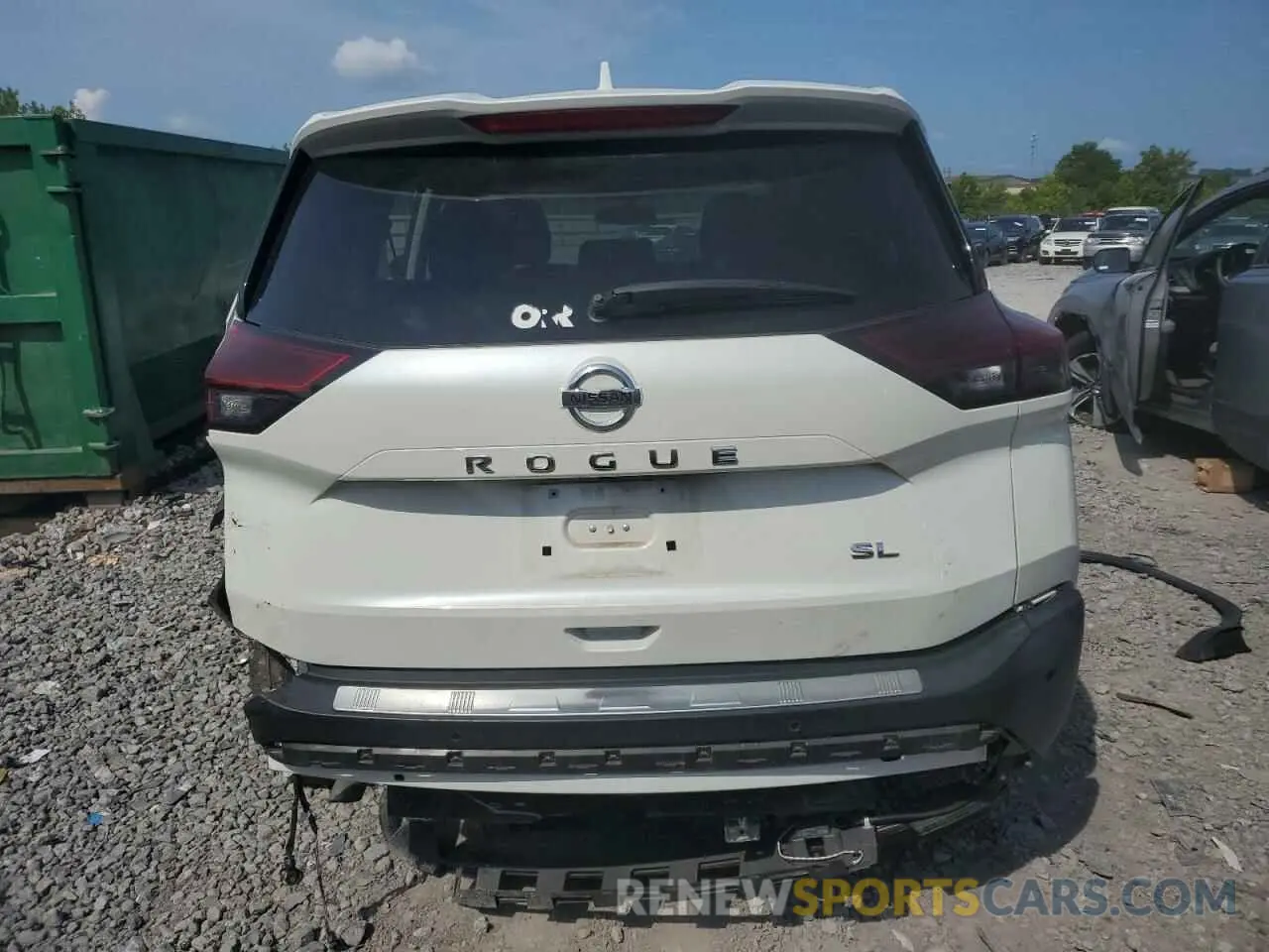 6 fotografías del automóvil dañado 5N1AT3CA0MC681052 NISSAN ROGUE 2021