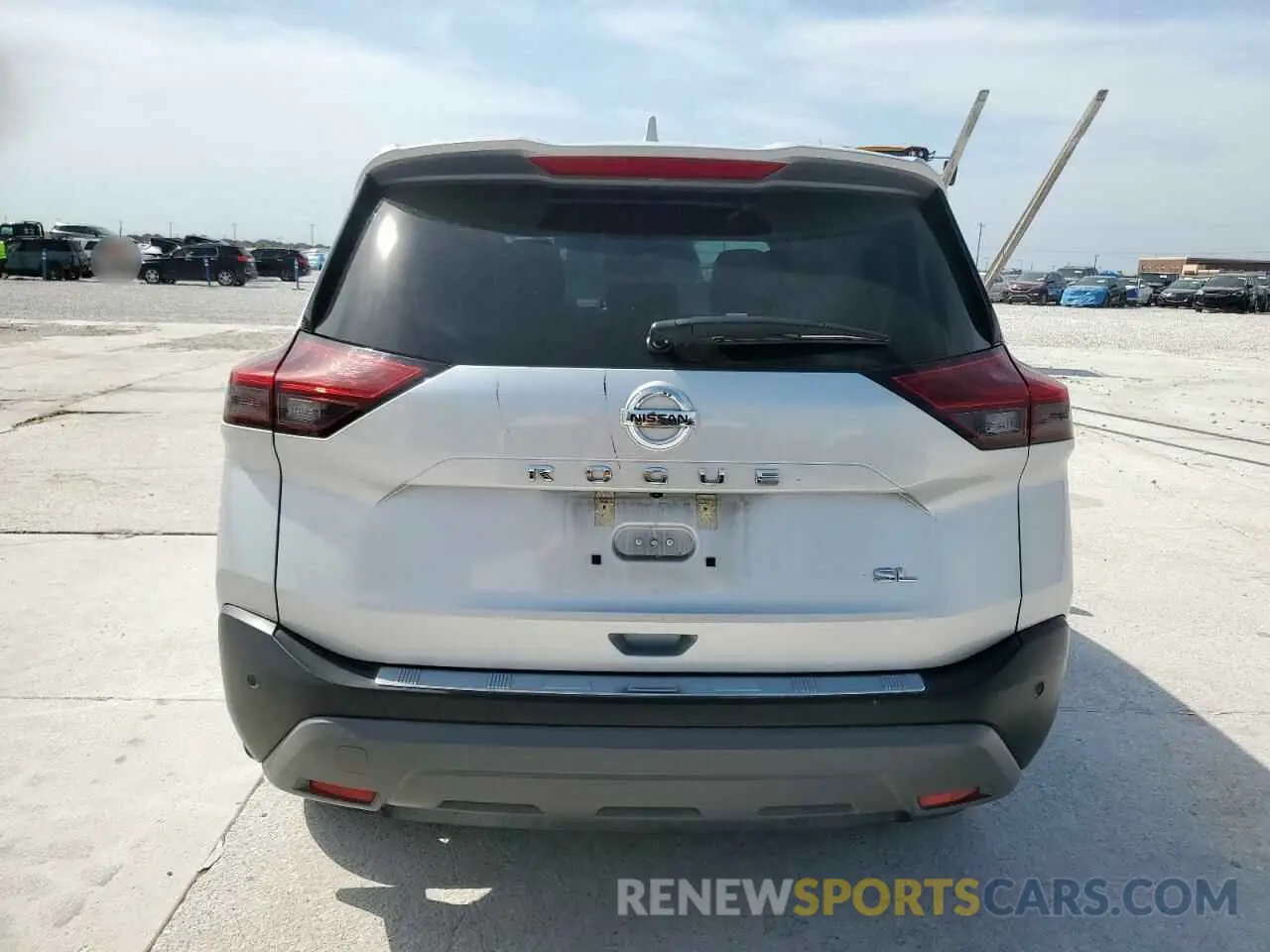 6 fotografías del automóvil dañado 5N1AT3CA1MC802428 NISSAN ROGUE 2021