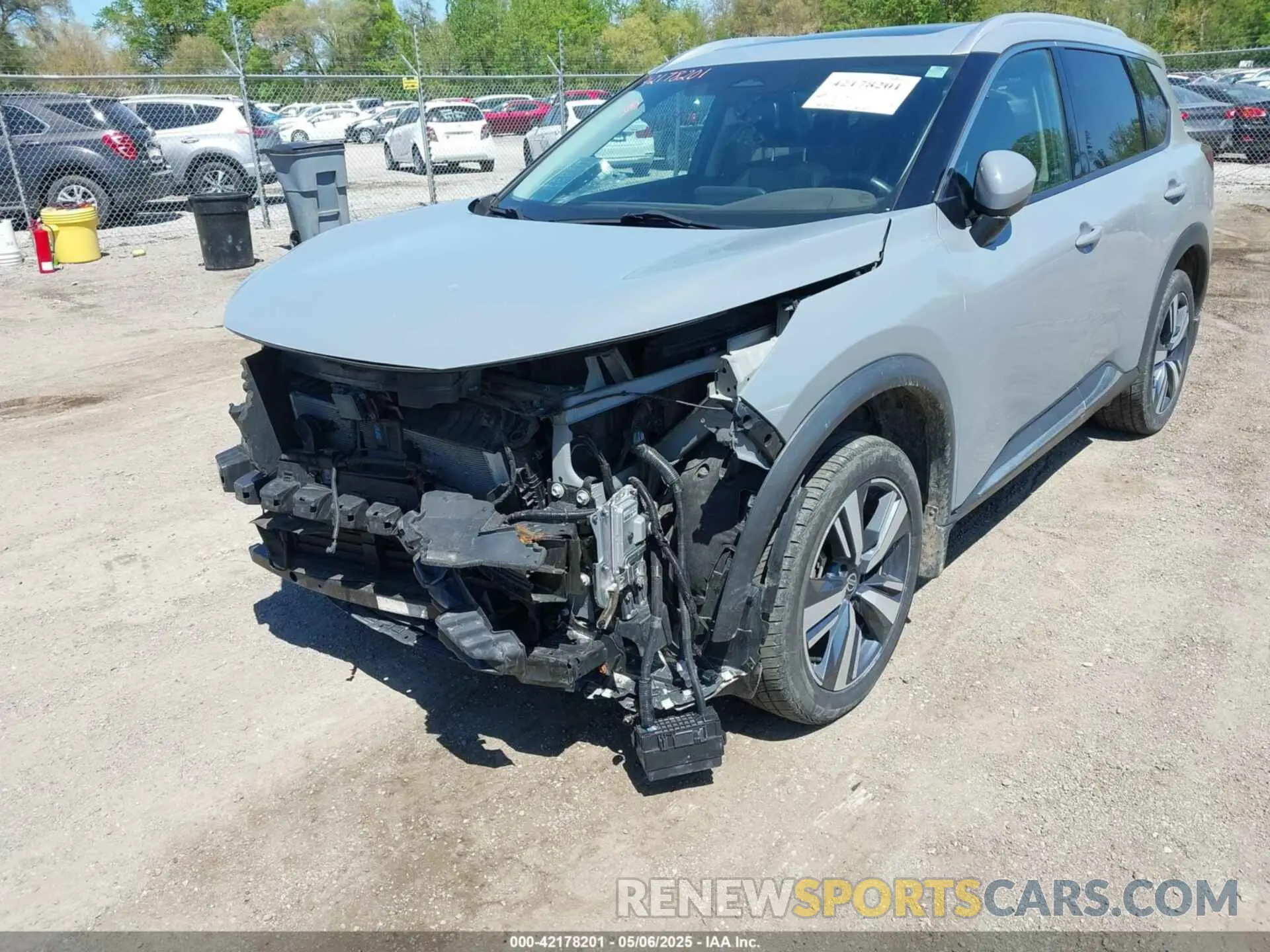 6 fotografías del automóvil dañado 5N1AT3CA3MC718899 NISSAN ROGUE 2021