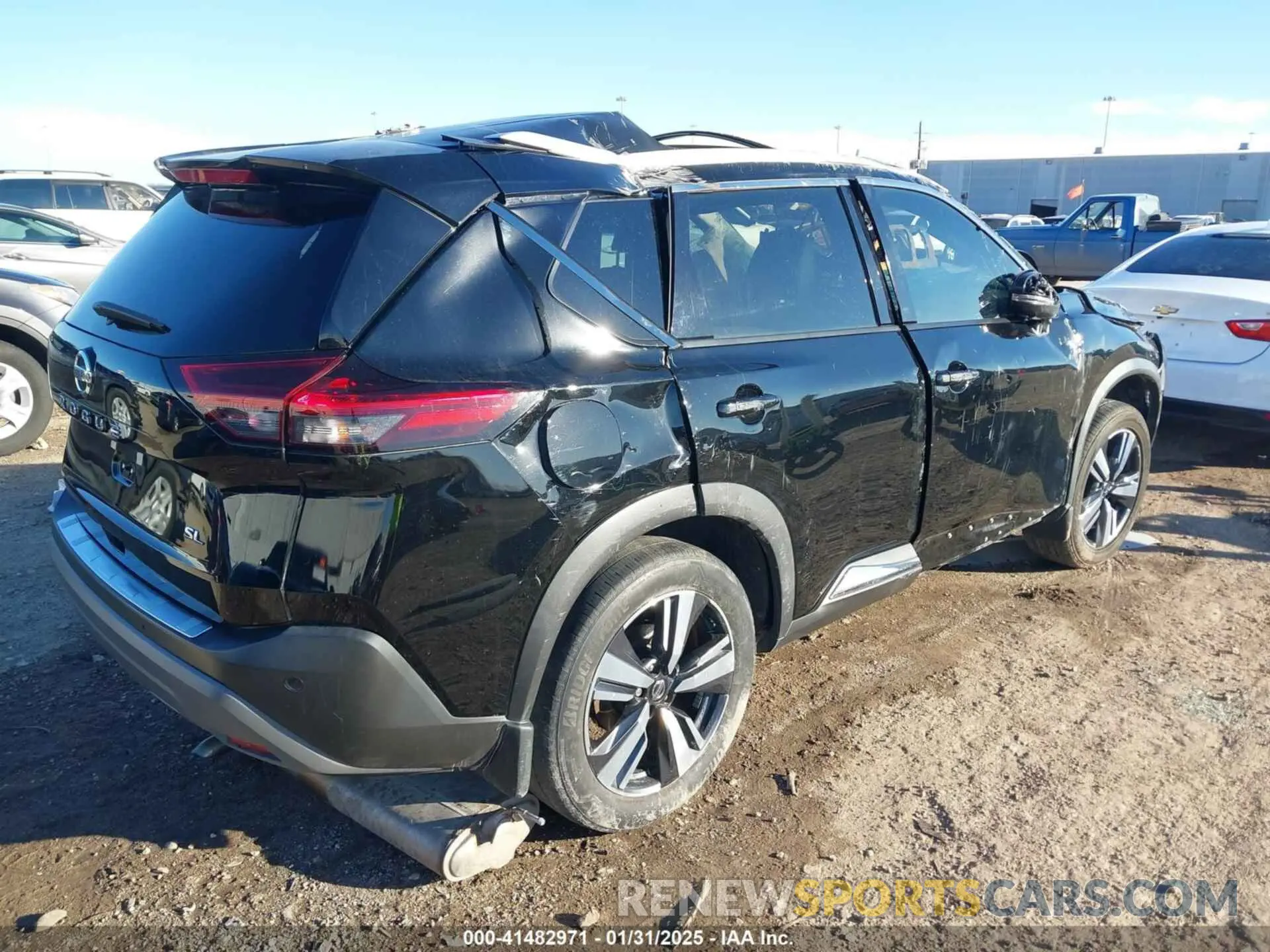 4 fotografías del automóvil dañado 5N1AT3CA3MC794526 NISSAN ROGUE 2021
