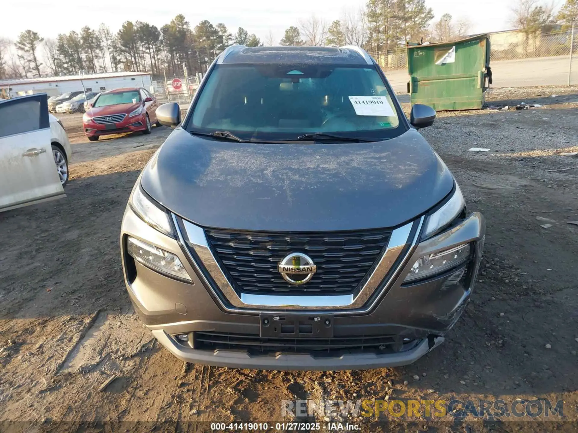 12 fotografías del automóvil dañado 5N1AT3CA5MC693925 NISSAN ROGUE 2021